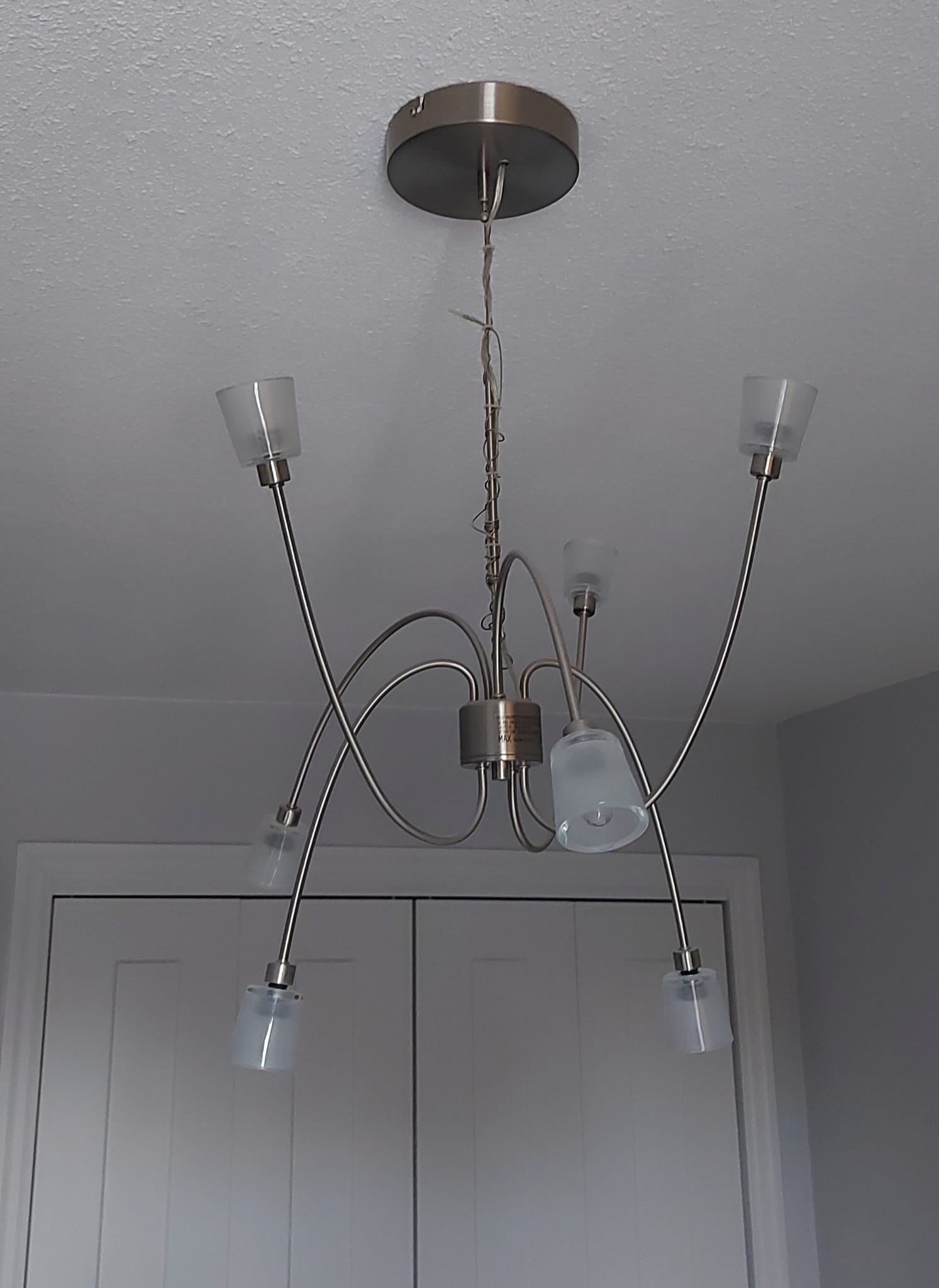 IKEA Kryssbo Chandelier Light Fixture - photo 3