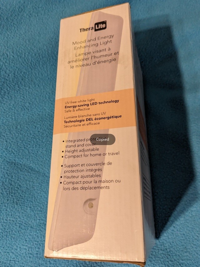 TheraLite Mood and Energy Enhancing Bright Light Therapy Lamp - photo 3