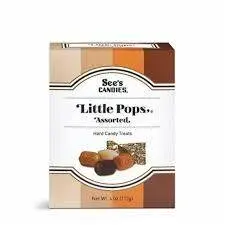 See's Candies "Little Pops" Assorted Hard Candy Treats BNIB N...