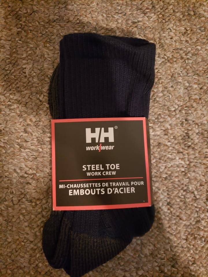 Helly Hansen Men's Steel Toe Socks Large8.5-12.5. Brand New.