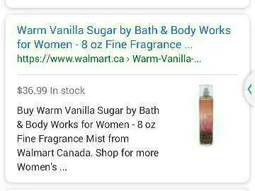 Bath And Body Works Large Size Warm Vanilla Sugar Body Spray ... - photo 3