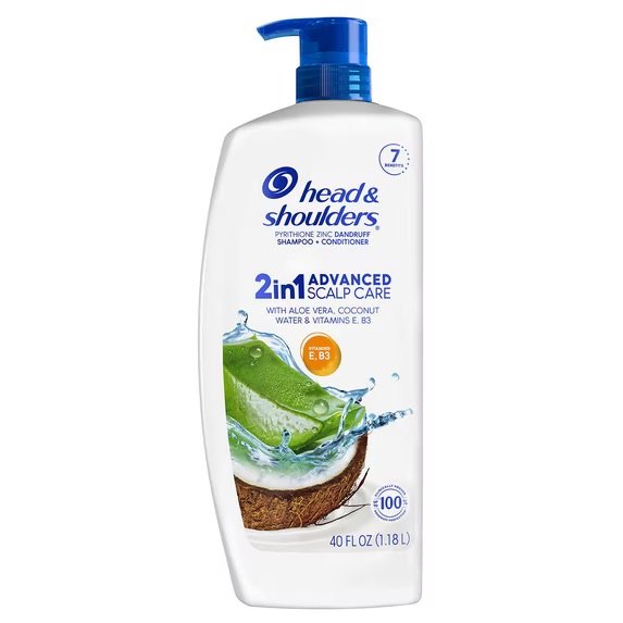 Head & Shoulders 2-in-1 Dandruff Shampoo and Conditioner 40oz - photo 2