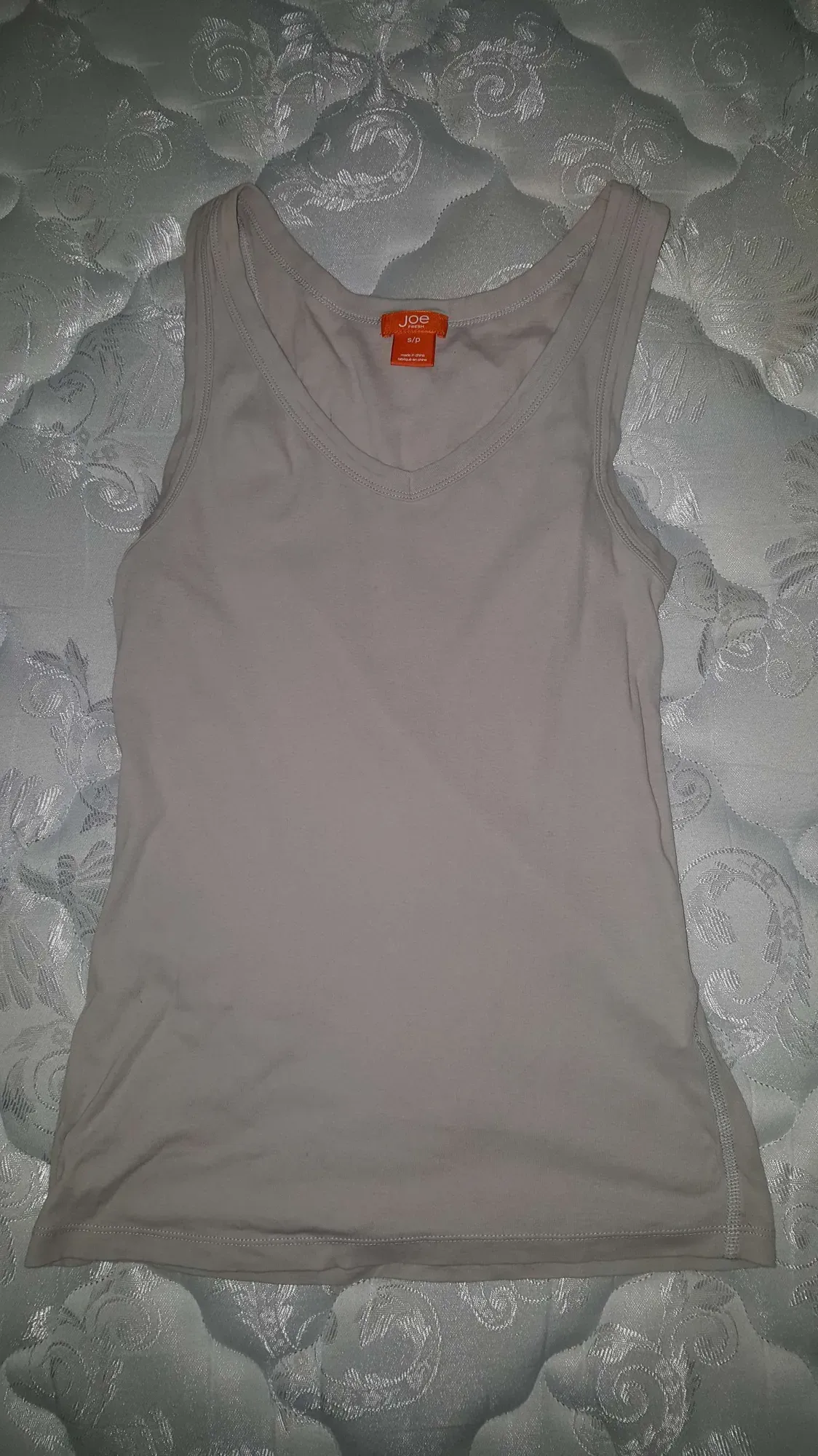 Joe Fresh Grey Tank Top -- Size Small