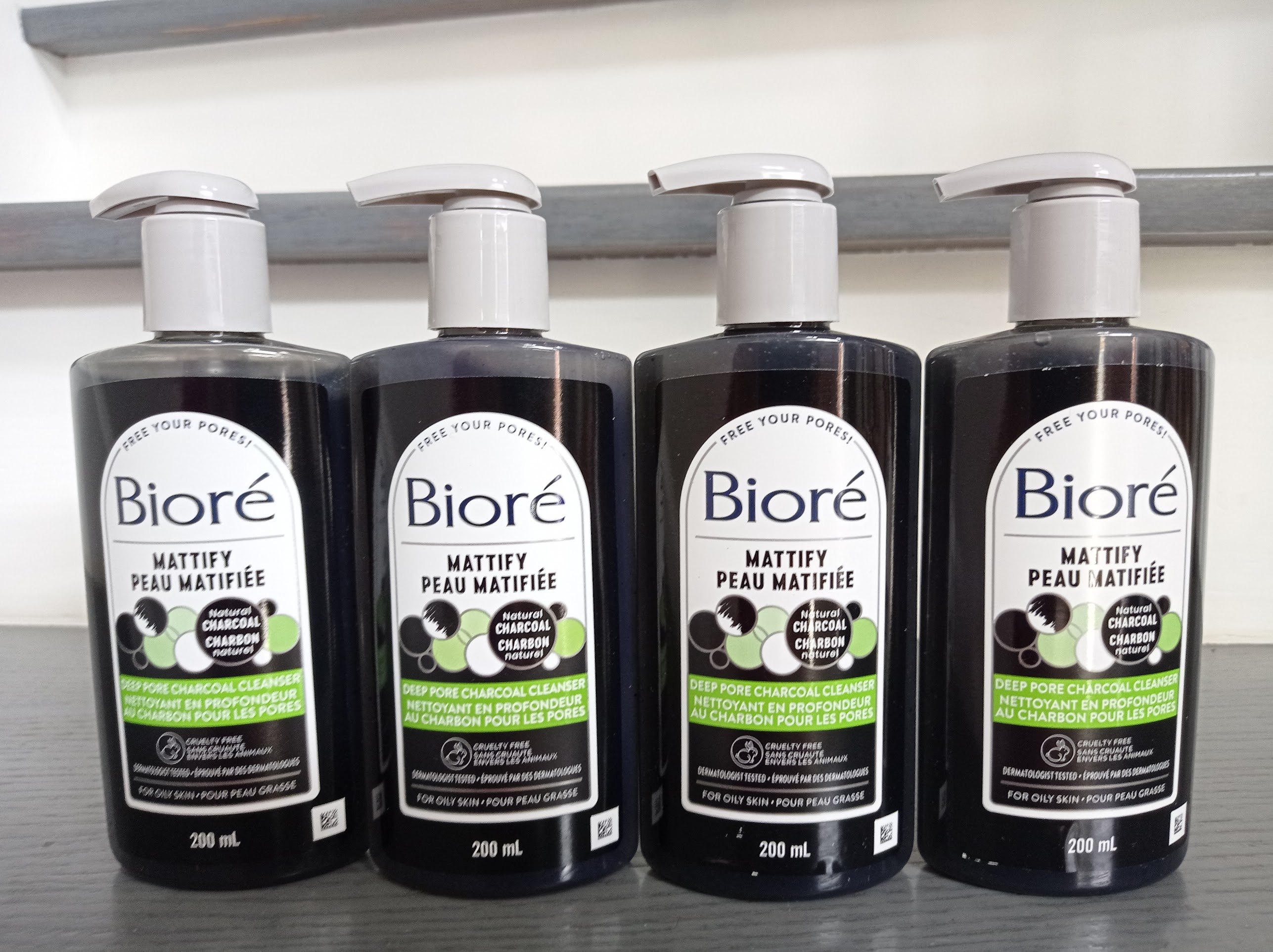 Brand New Bioré Deep Pore Charcoal Cleanser 200mL ($15 for 2)