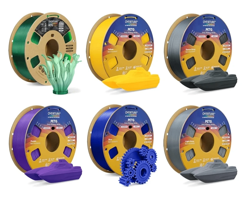Overture 3D Printer Filament 1.75mm - PLA PETG ABS TPU - photo 2