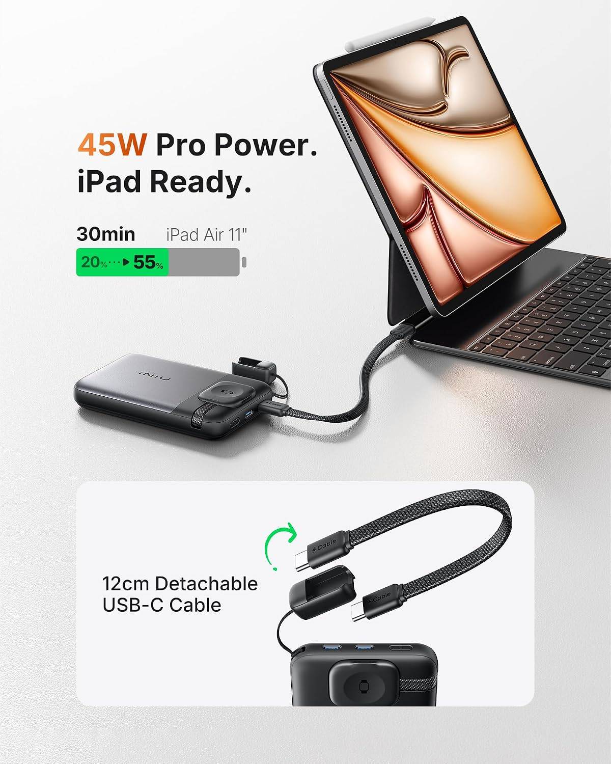 Power Bank, 10000mAh Apple Watch Charger - photo 5