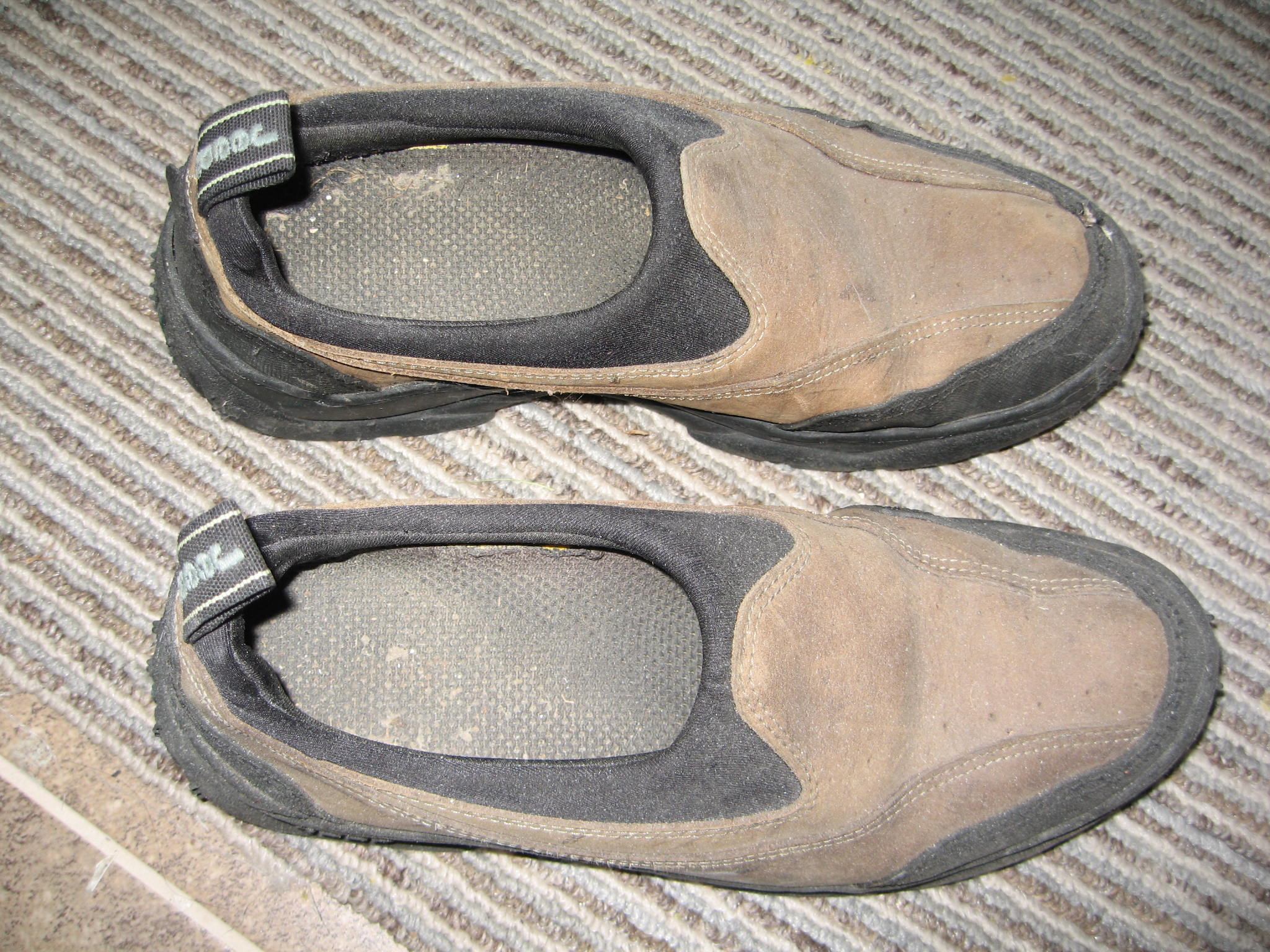 Jeep Brown Suede Slip-On Shoes