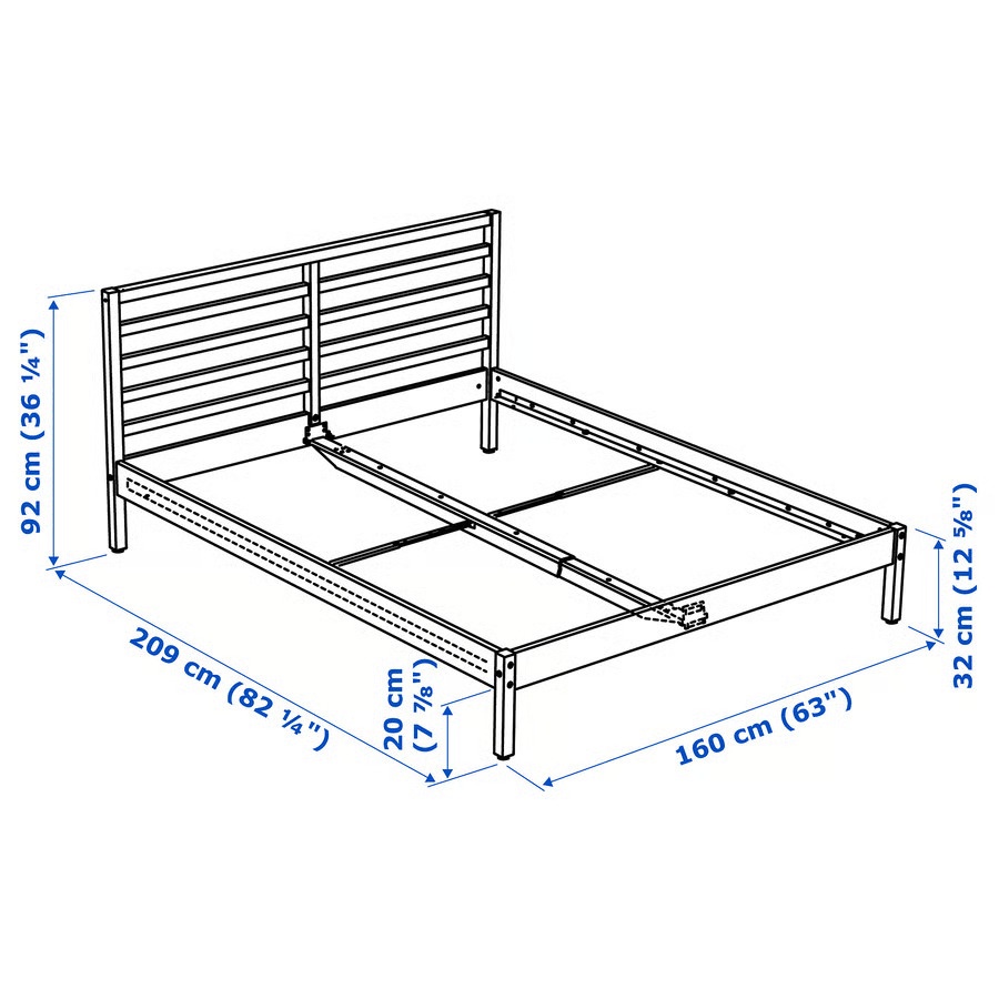 ‼️MOVING OUT SALE ‼️IKEA QUEEN Bed Frame & Mattress - photo 2
