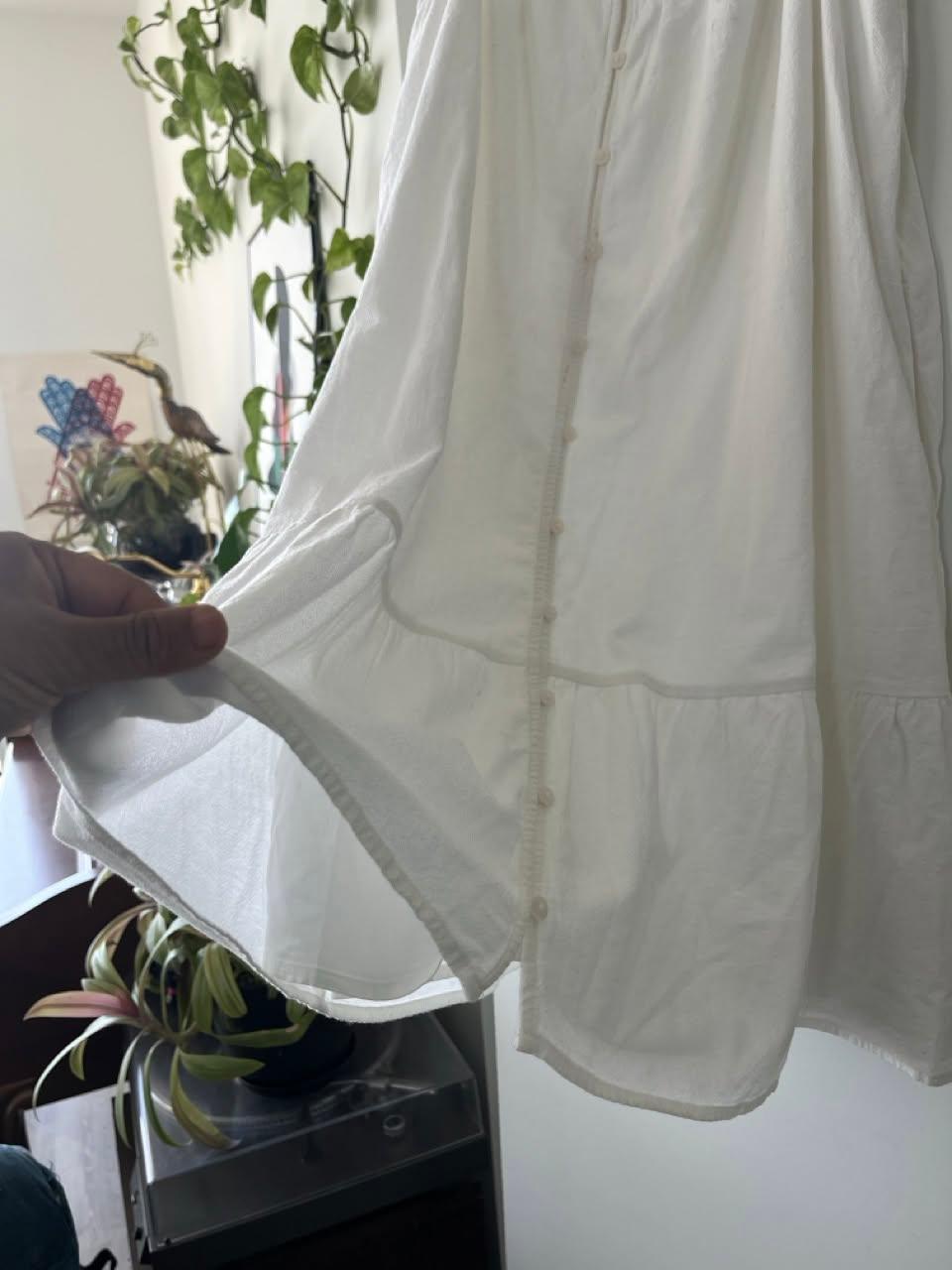 White linen dress, S/M - photo 2