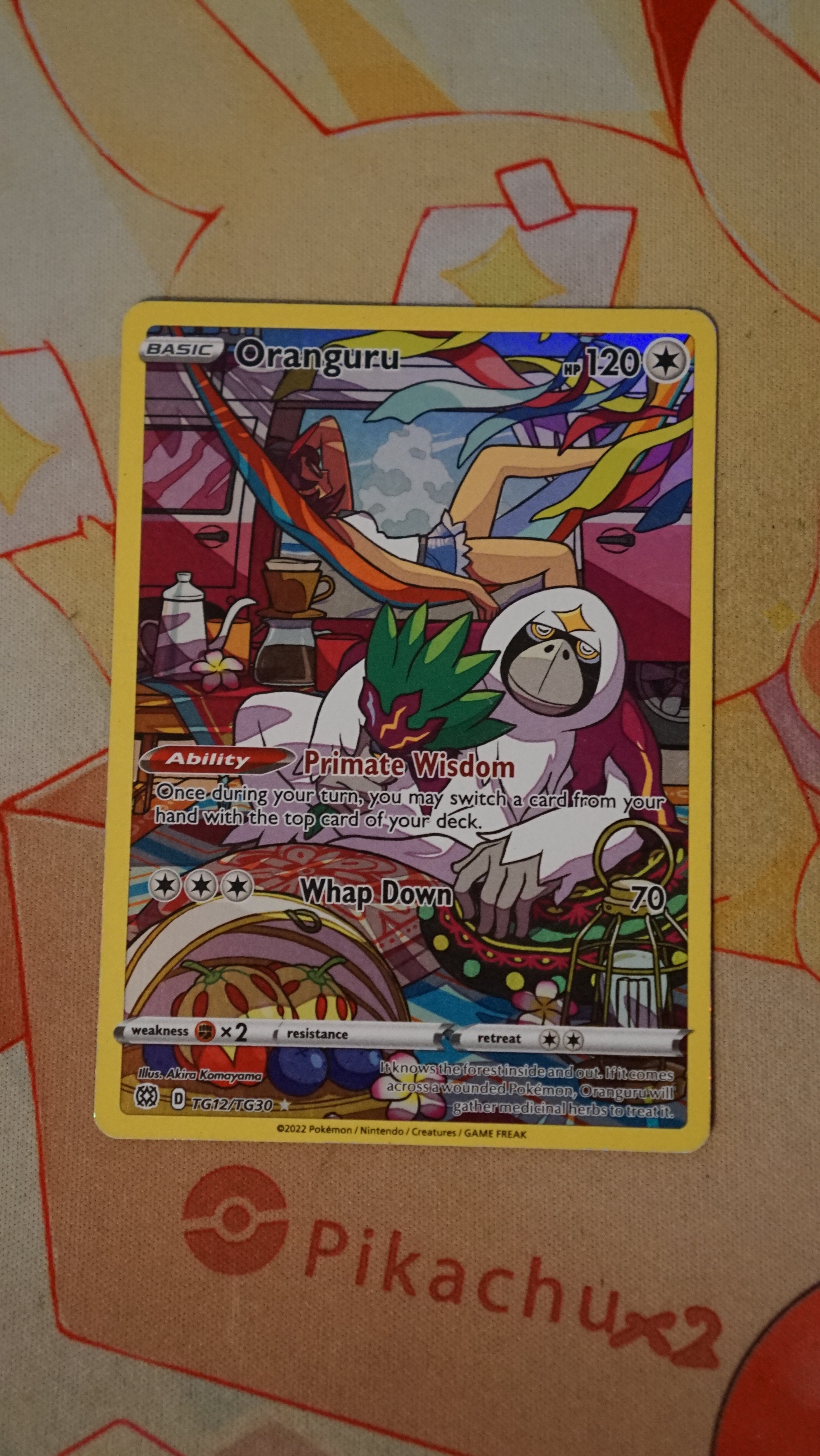 Pokemon Oranguru TG12/TG30 Brilliant Stars Trainer Gallery NM - photo 3