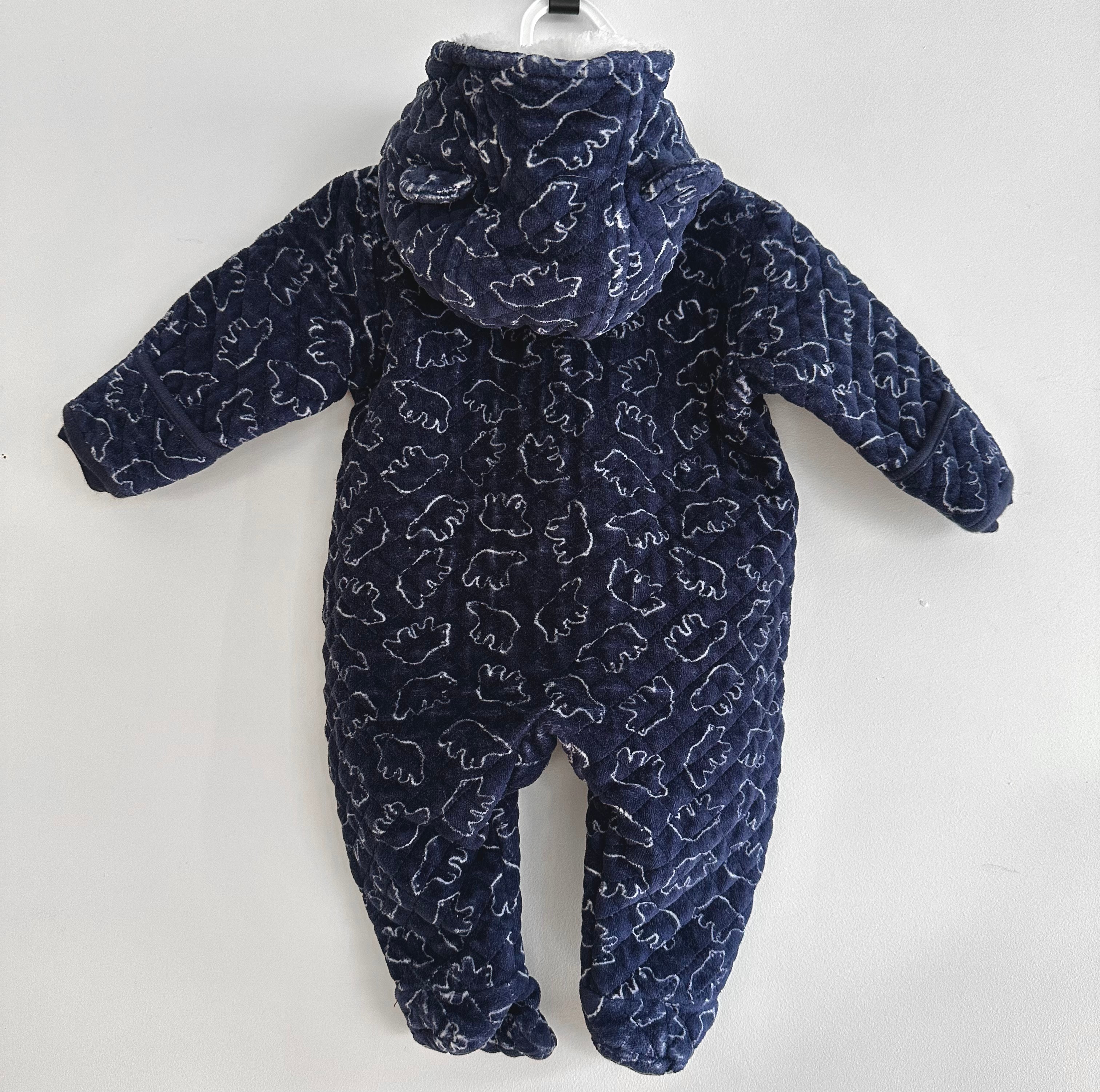 Baby Boy - Nordstrom Hooded Winter Bunting - 3-6 Months - photo 2