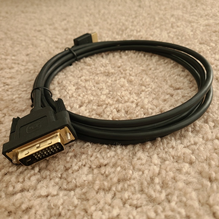 SHULIANCABLE 4K HDMI to DVI-D Cable, 1.8m/6 ft long - photo 4