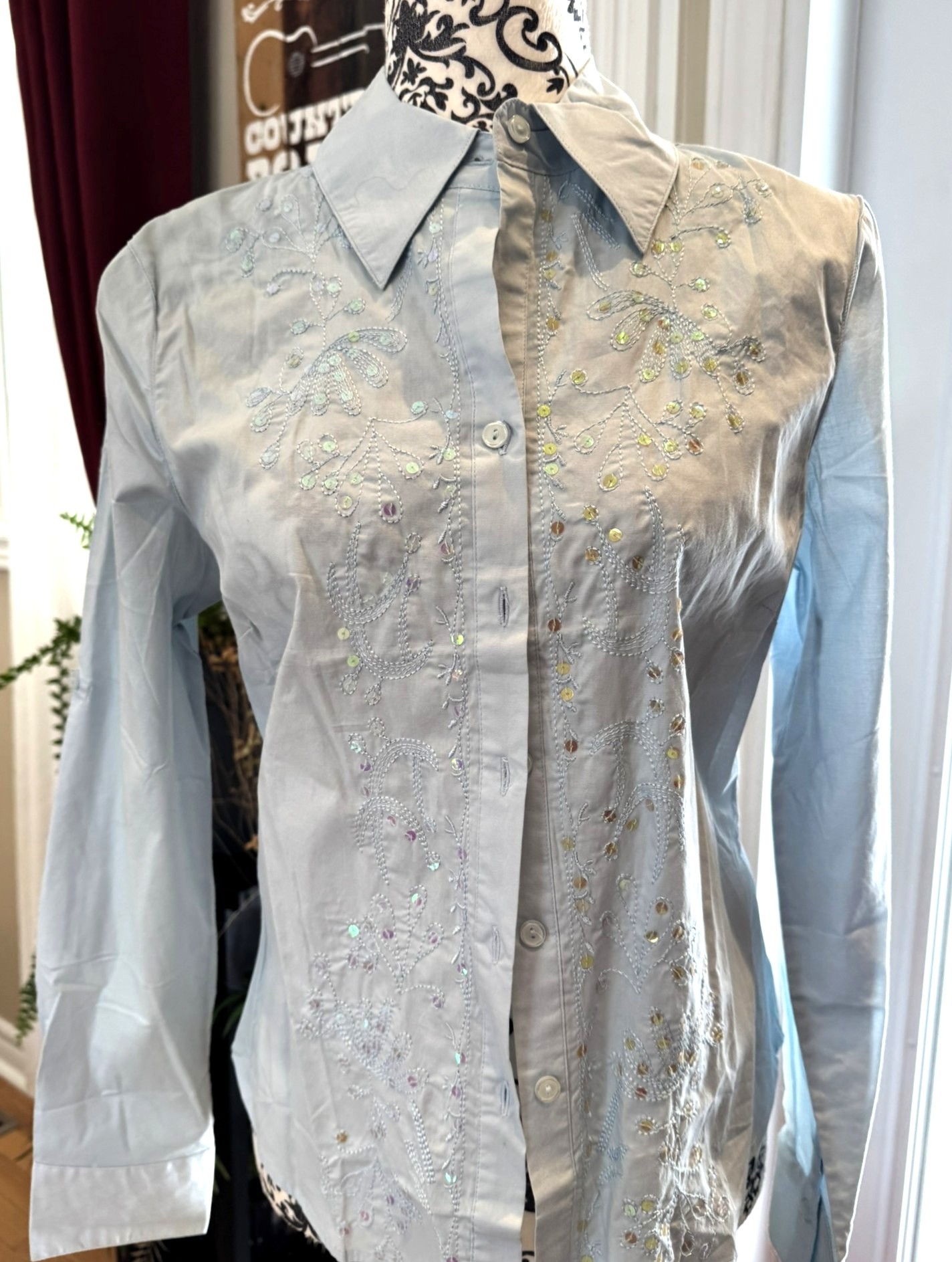 🤠 NEW Dalia Western Cowgirl Shirt / Blouse Cowgirl NEUVE - photo 2