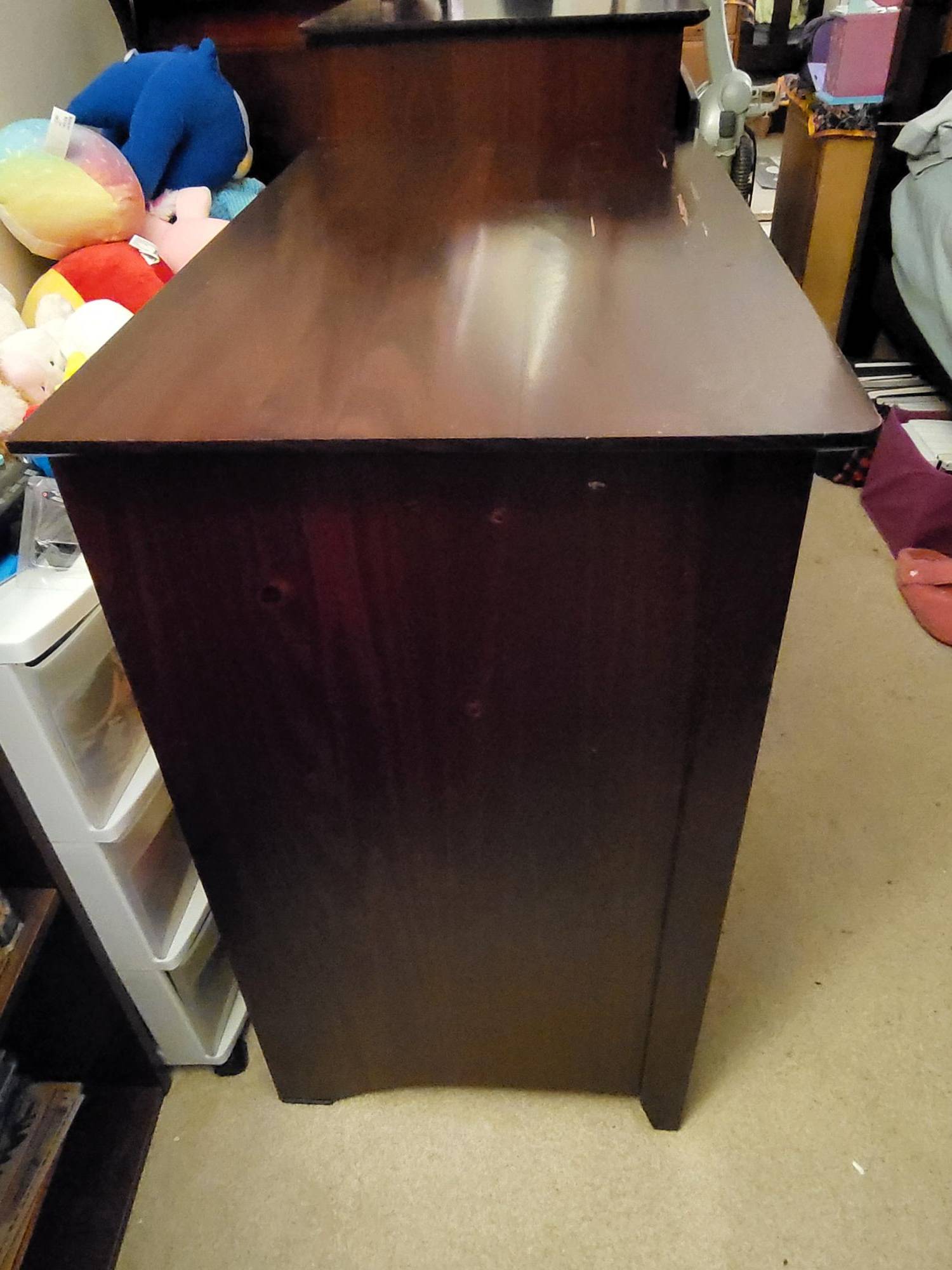 StorkCraft dark Wood Dresser with Cabinet - photo 4