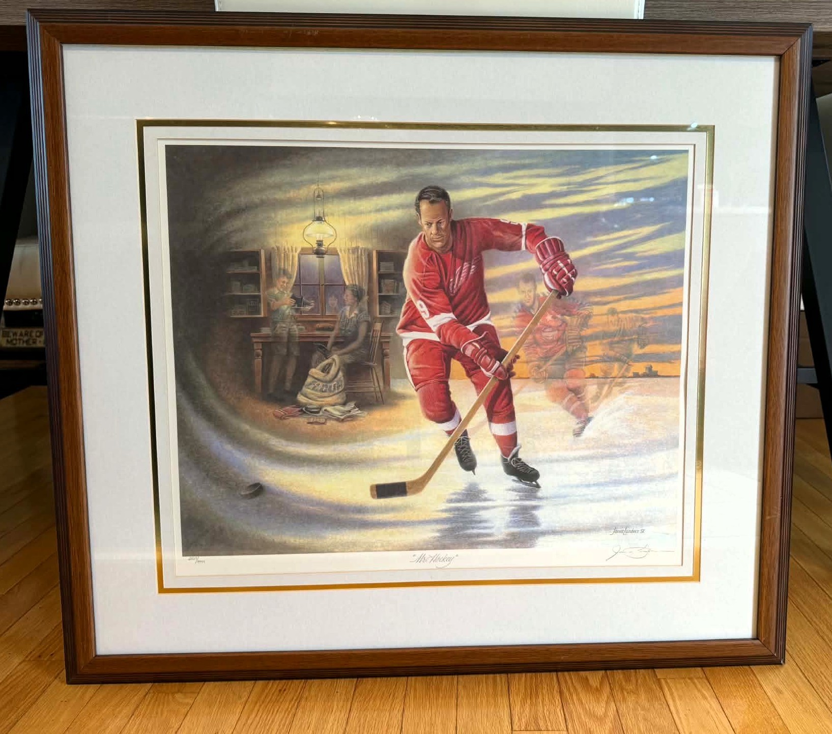James Lumbers "Mr. Hockey" (Gordie Howe) Limited Edition Print