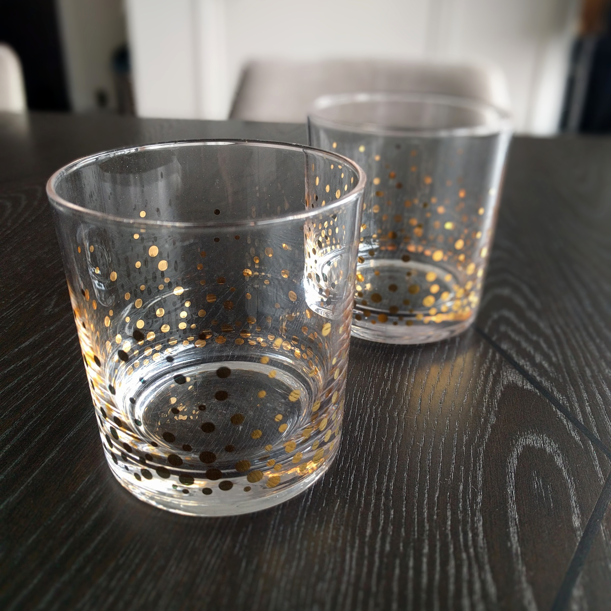 Gold Cocktail Drinking Glasses - photo 3