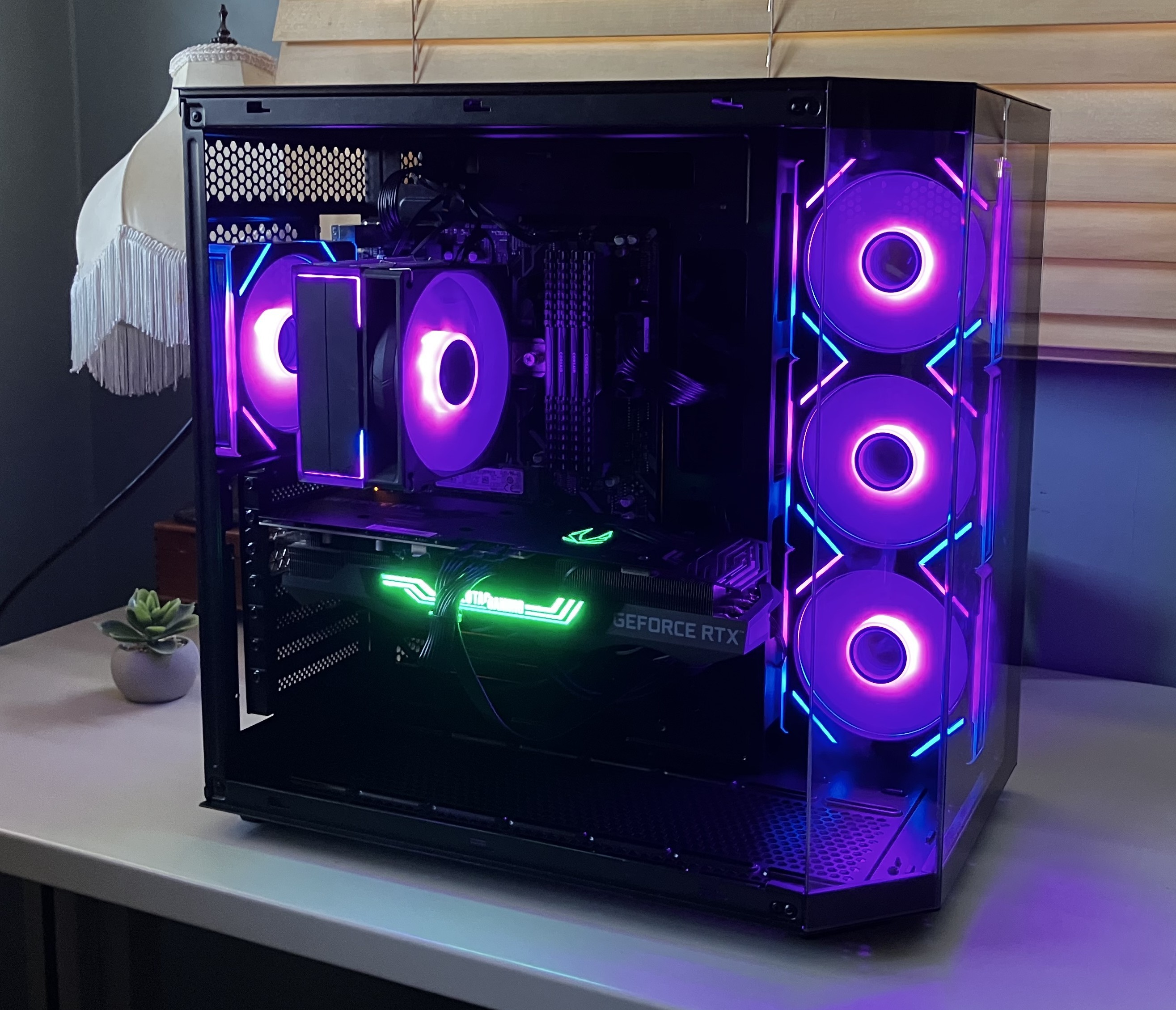 Clean All Black RTX 3070 Ti Gaming PC - photo 5