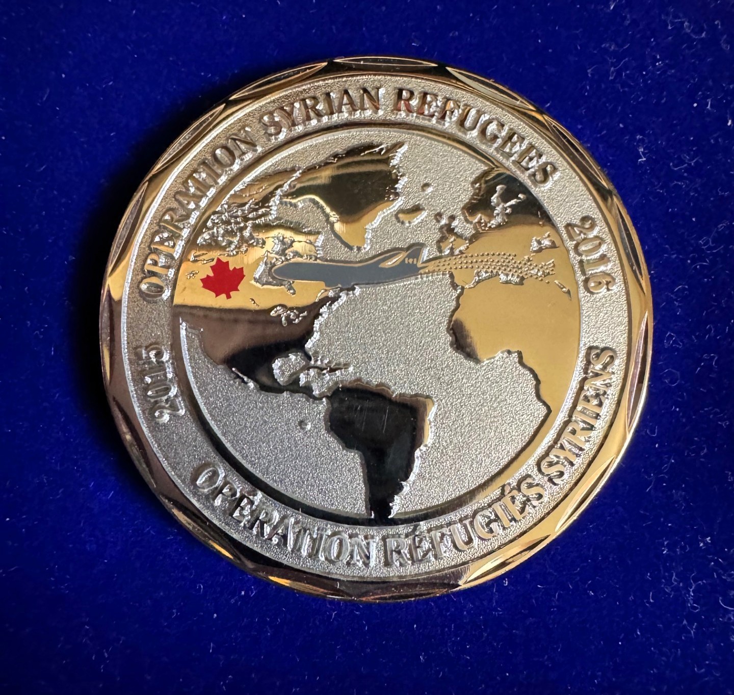 2015 Syrian Refugees Coin / Pièce rare - réfugiés syriens - photo 4