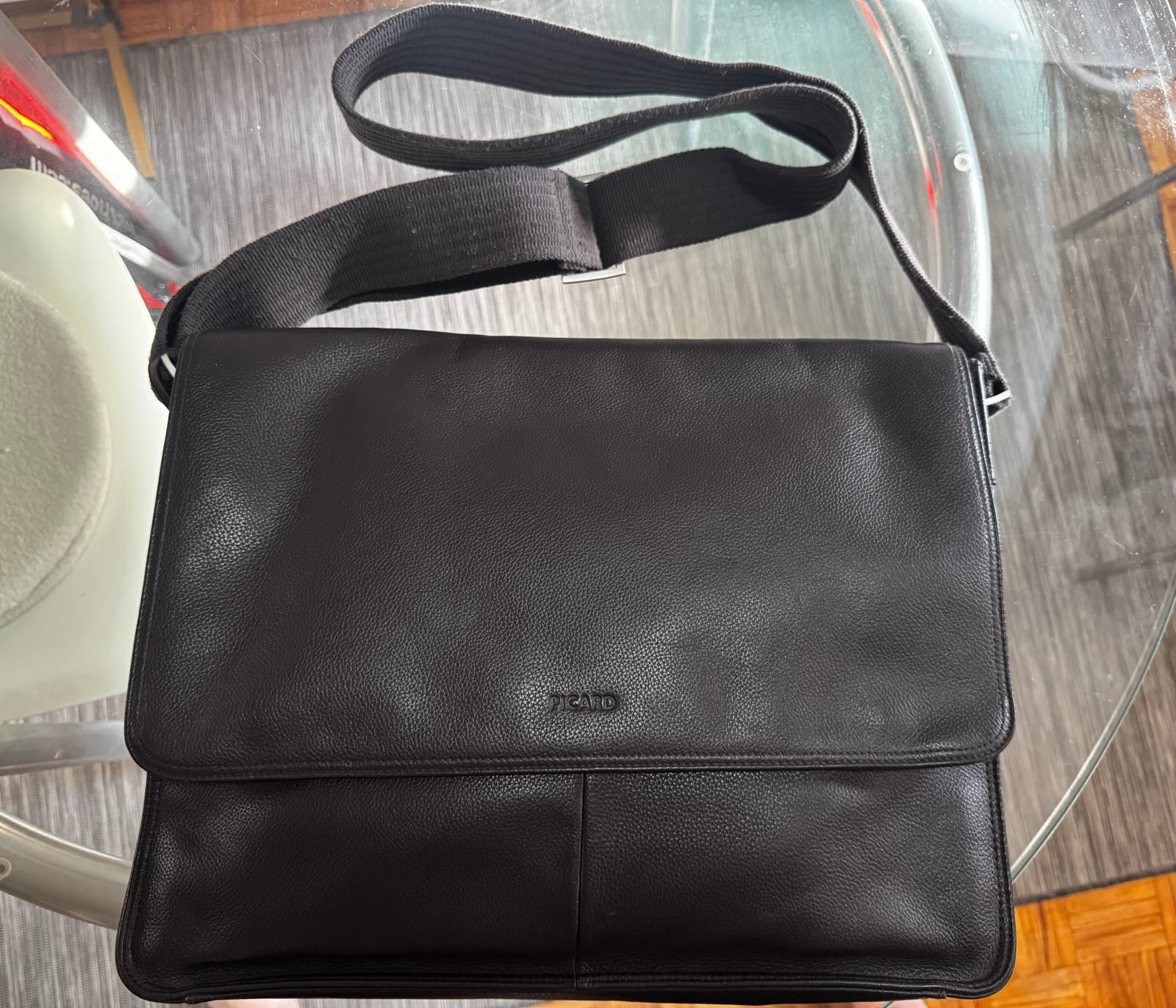 Picard Milano Messenger, Dark Brown German Leather - photo 3