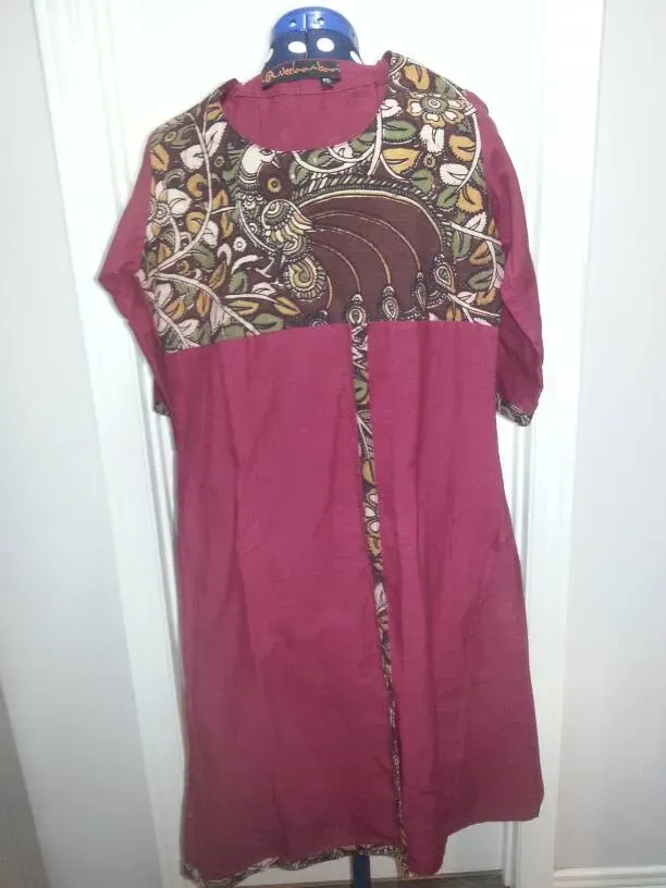 Neelaambari Indian Cotton Patterned Dress/Shirt - photo 4