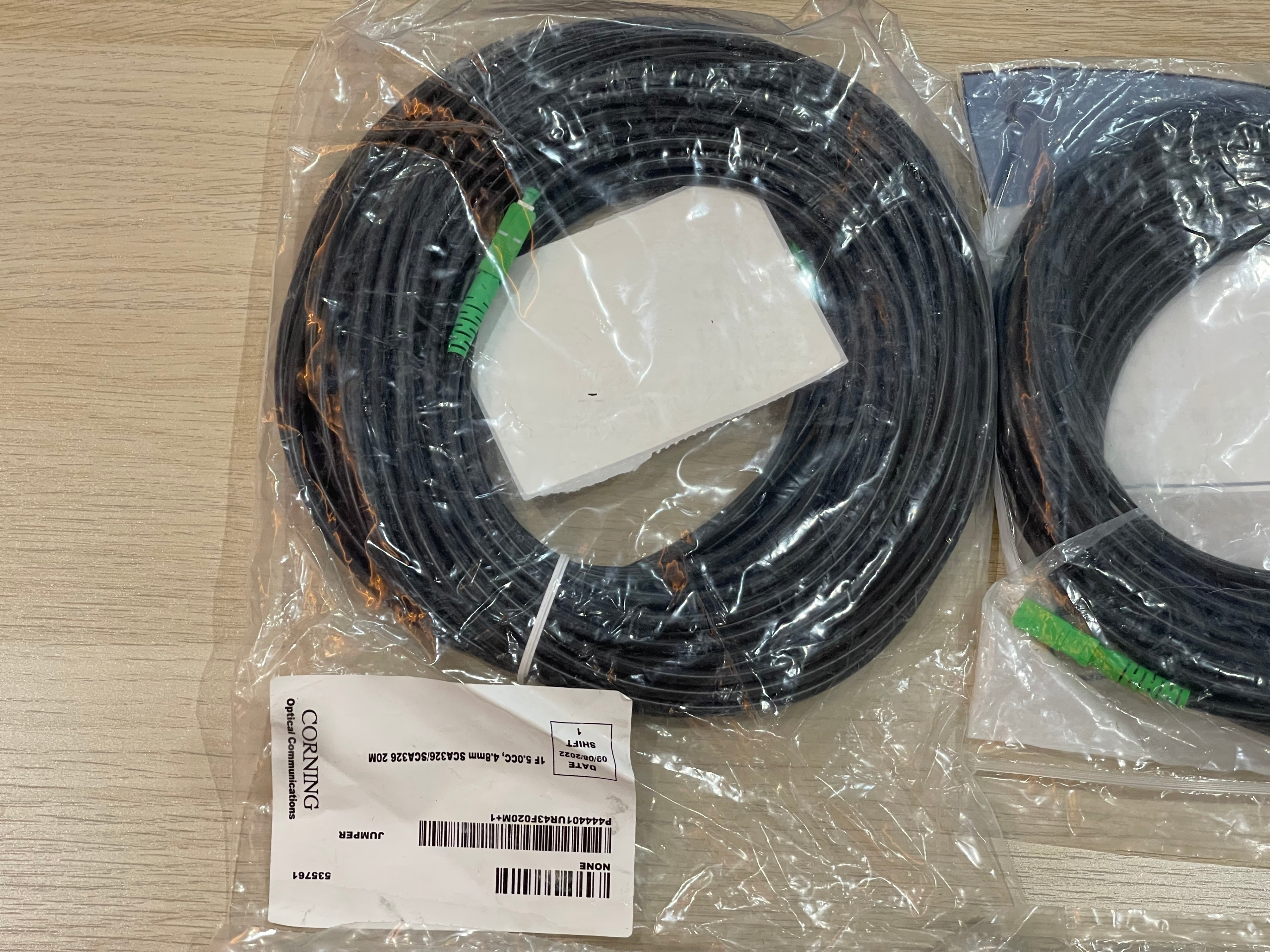 SC/APC Fiber Optic Patch Cables (20ft, 10ft, 5ft, 4x 1ft) - photo 2