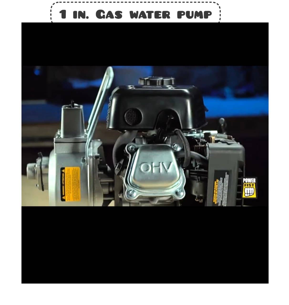 1-Inch Gas Water Pump - photo 5