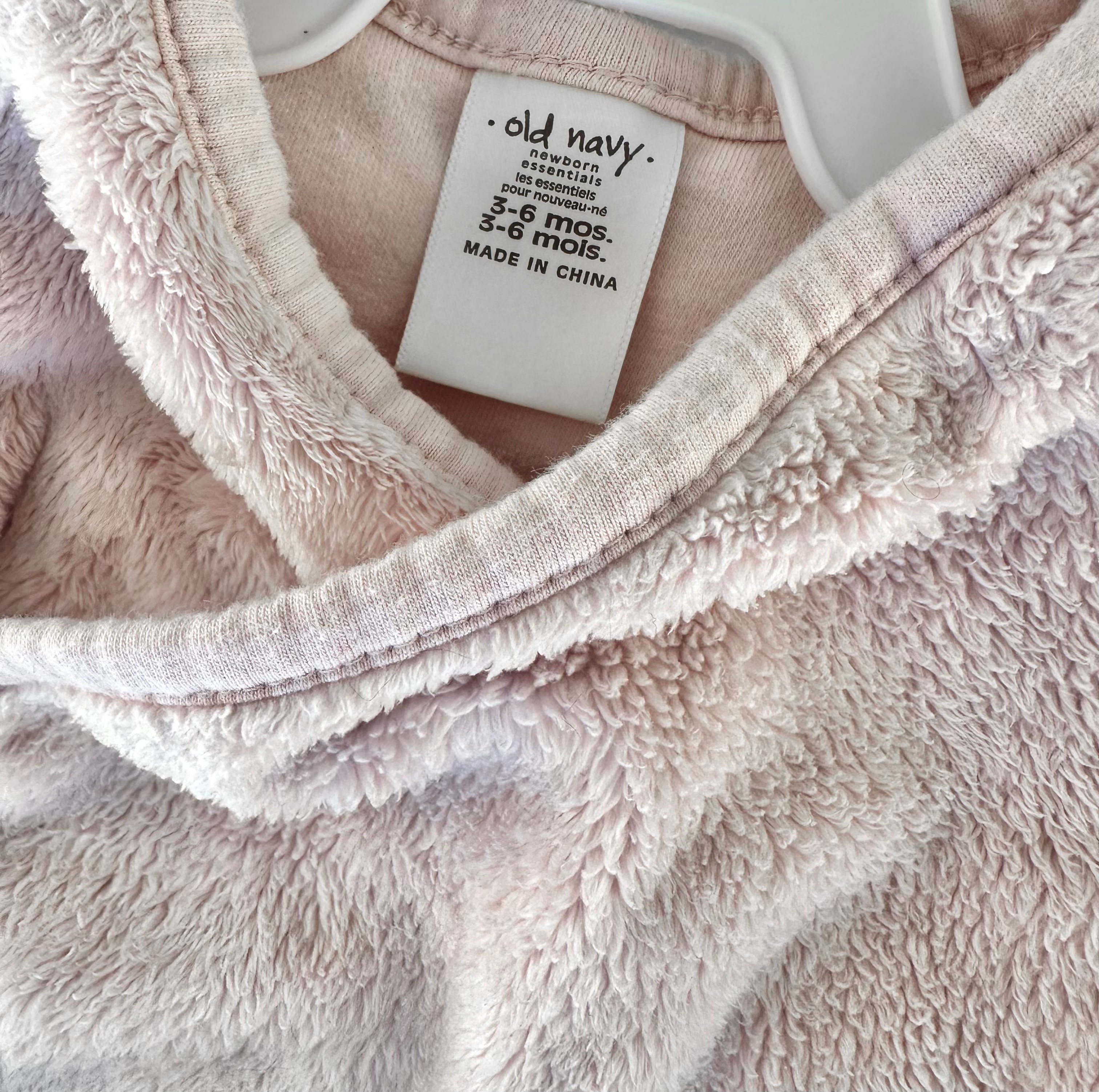 Baby Girl Fleece Sweater - Old Navy - 3-6 Months - photo 3