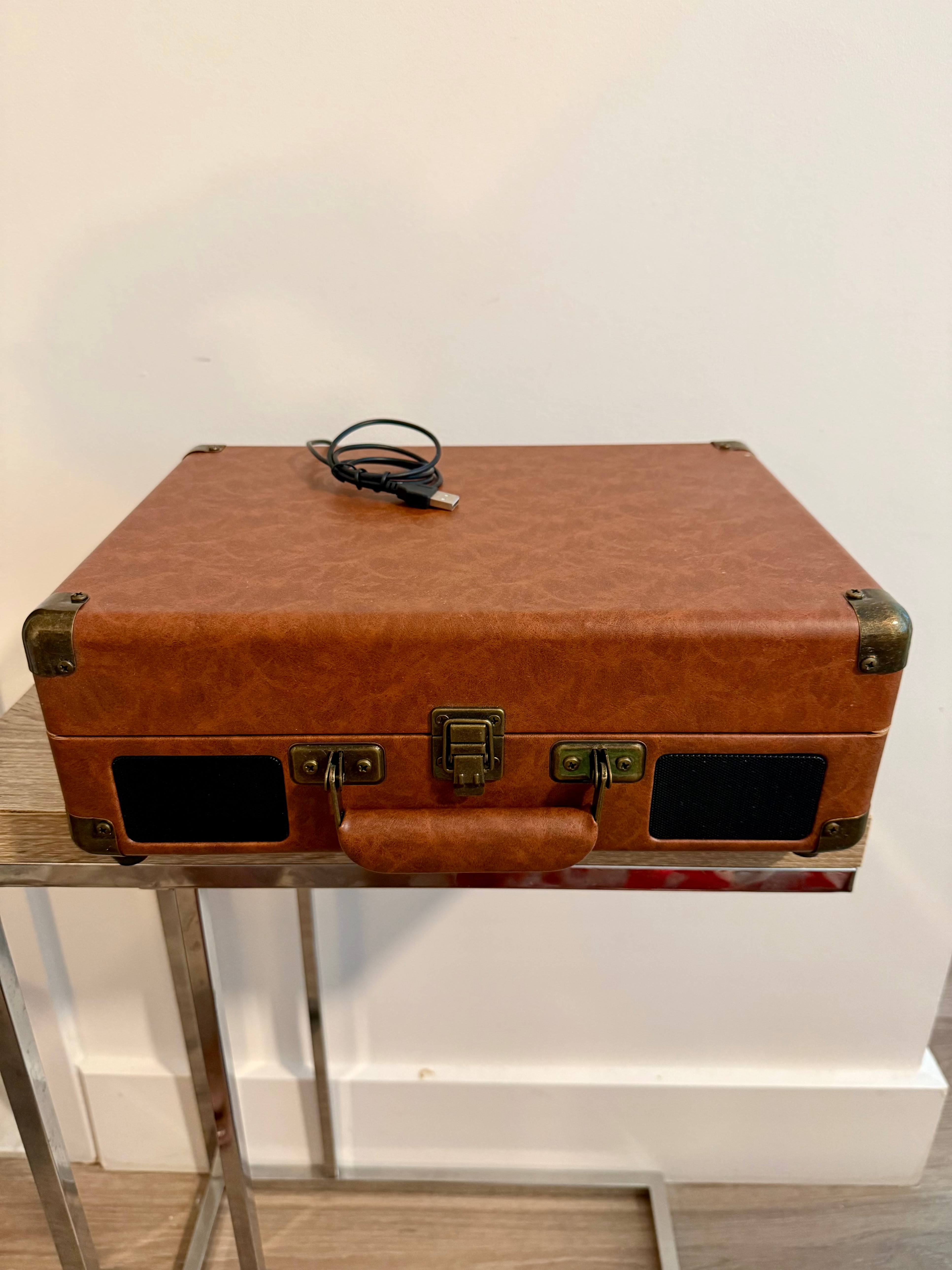Victrola Bluetooth Portable Suitcase Record Player - photo 2