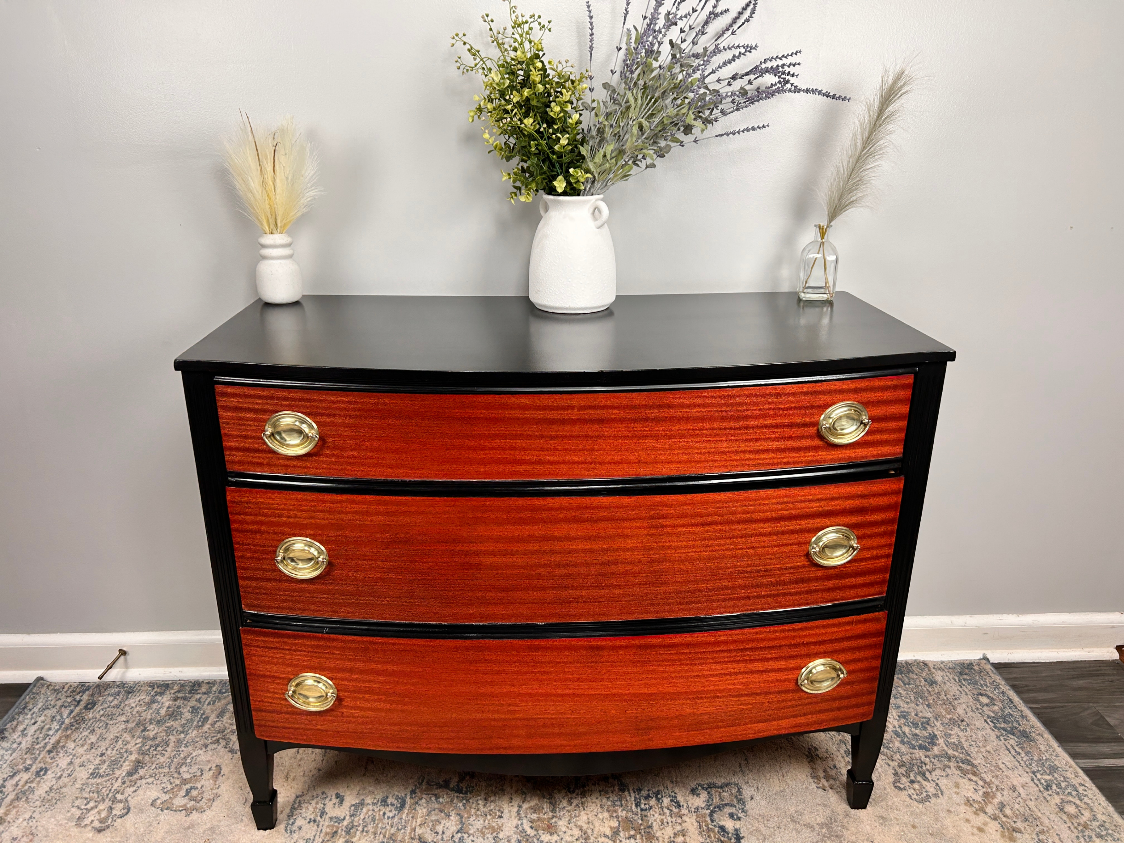 Black Dresser Mahogany Federal Chest Delivery