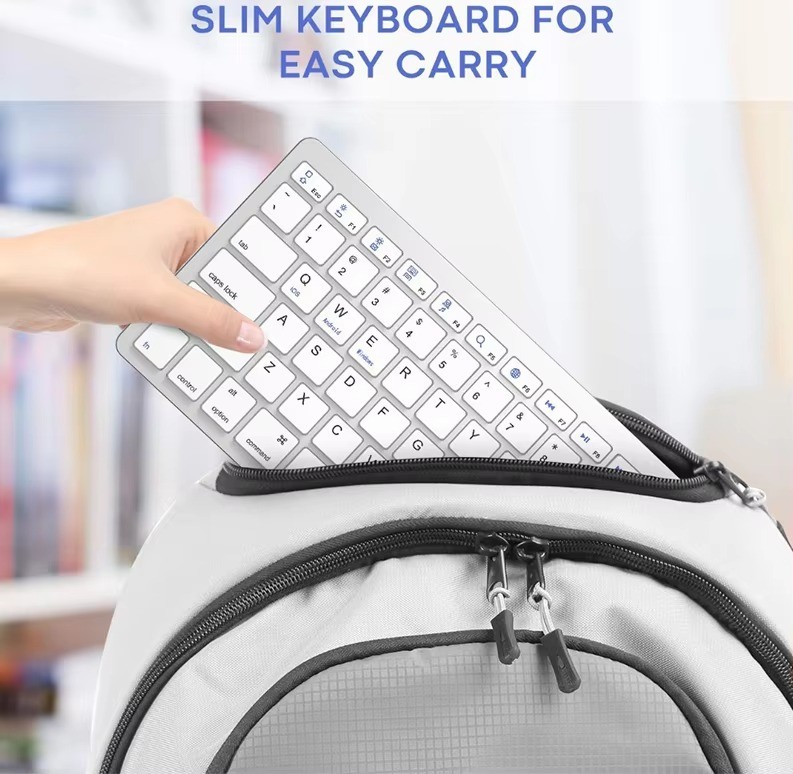 78‐Key Ultra‐Slim Bluetooth Keyboard – For iPad, Windows Android - photo 3