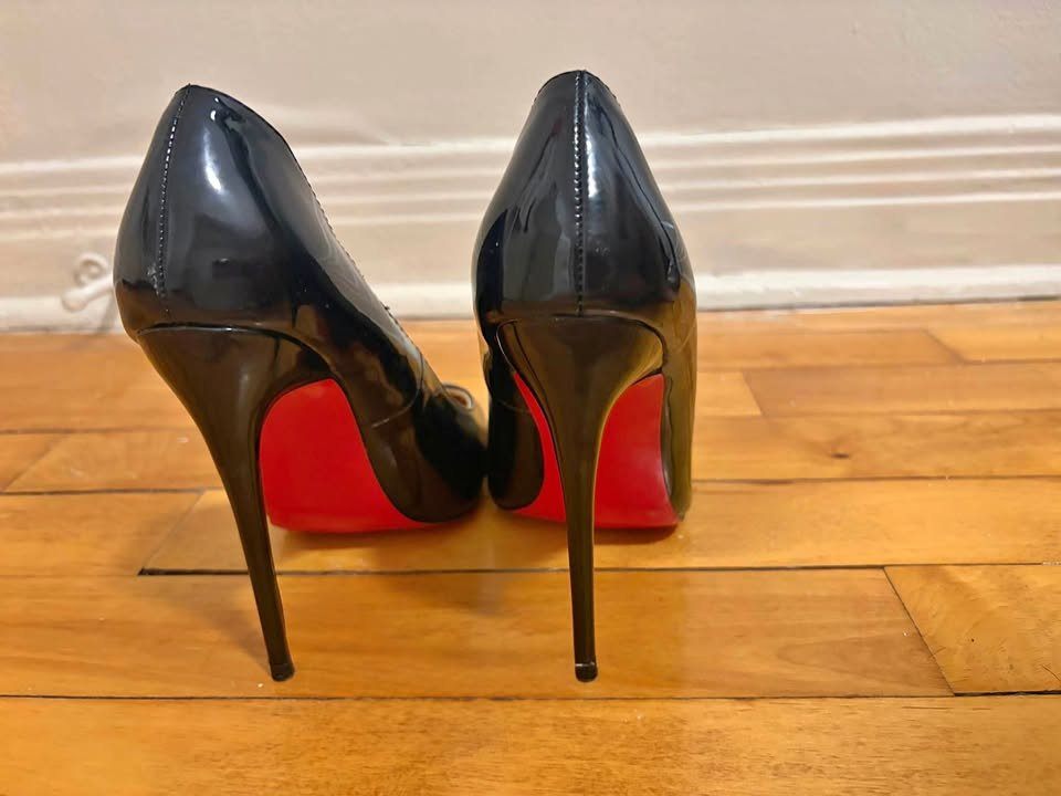 Christian Louboutin So Kate Red Bottom Heels - Size 38