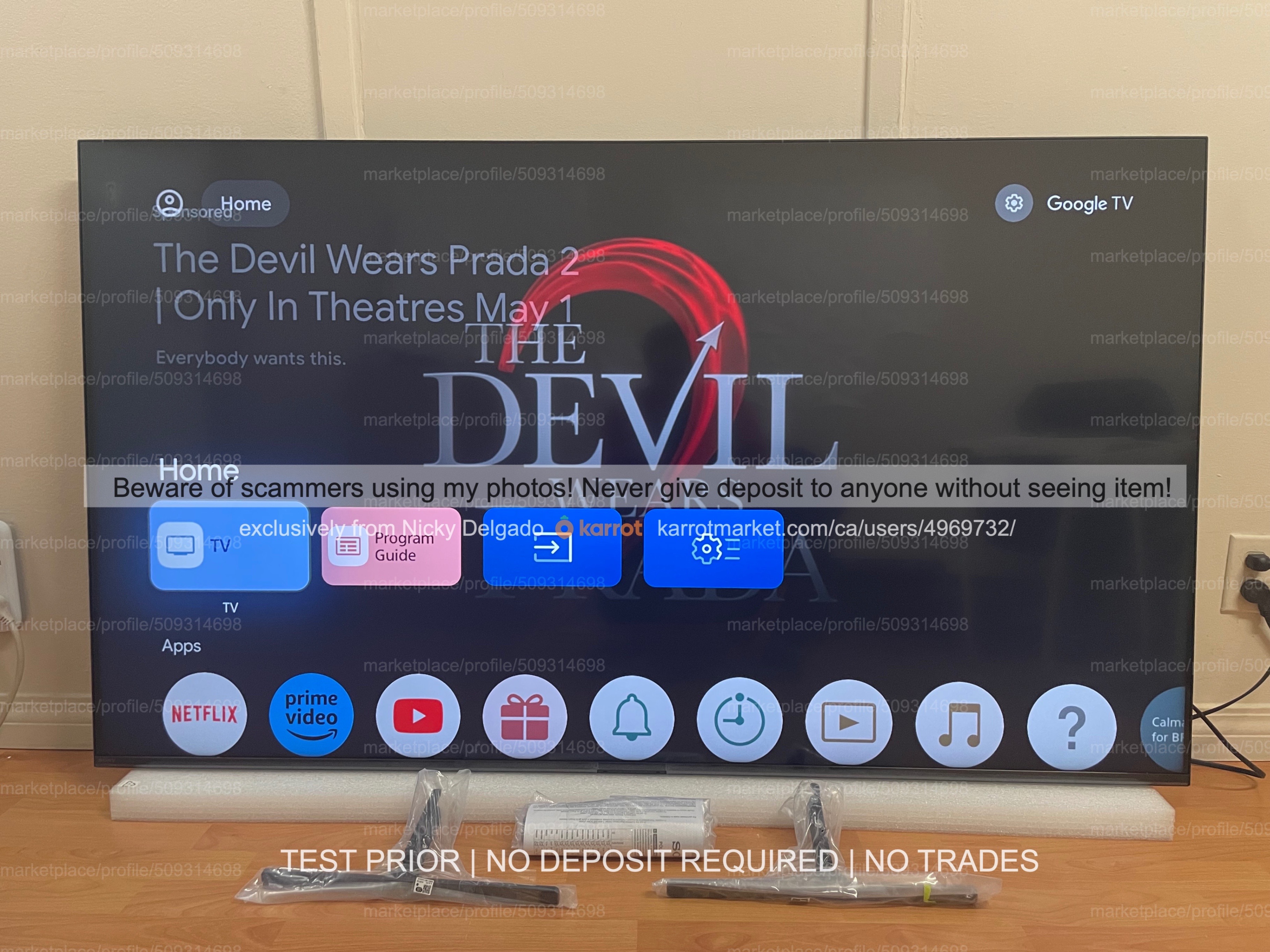 Sony 65" Bravia 5 4K 120Hz Mini-LED  XR50 HDR Smart Google TV - photo 3