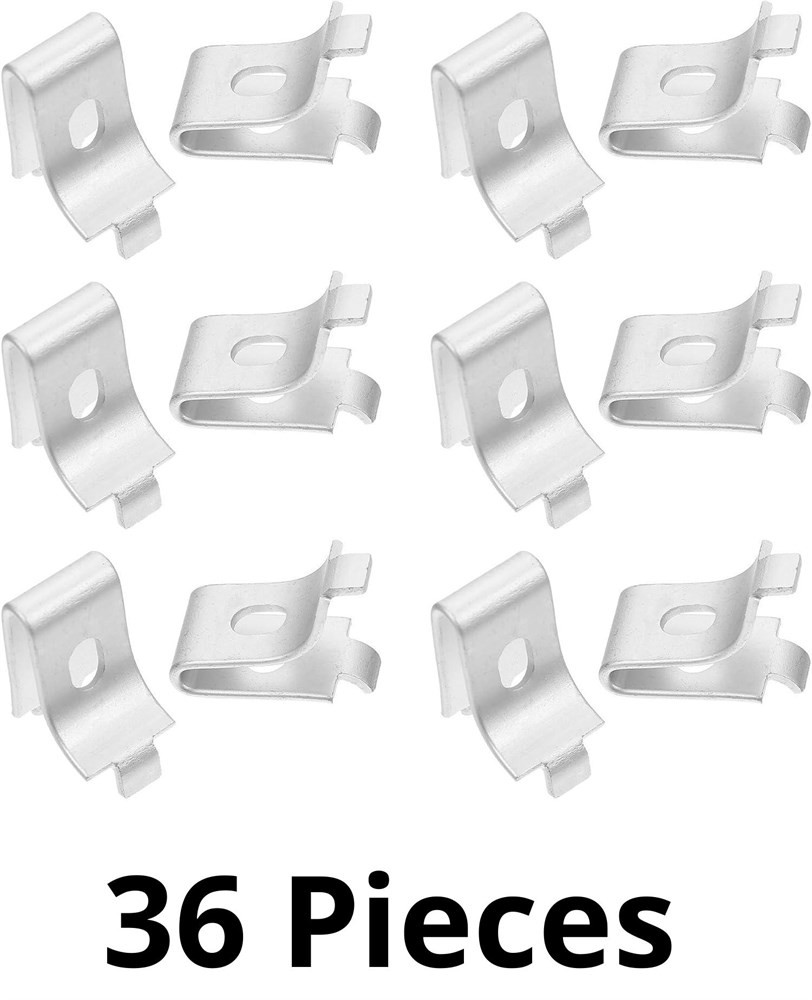 36 Pcs Adjustable Shelf Support Clips for Cabinets