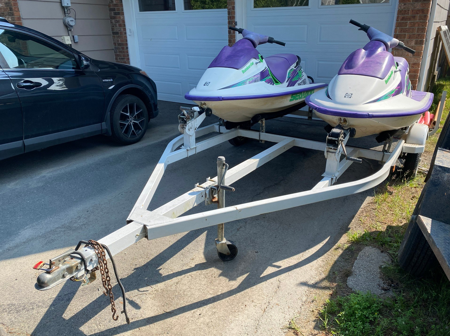 2 Seadoo SPI 1995 PWC with dual trailer - photo 5