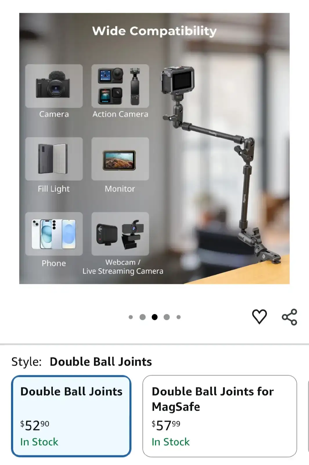 SmallRig 22" Magic Arm with Clamp - photo 3