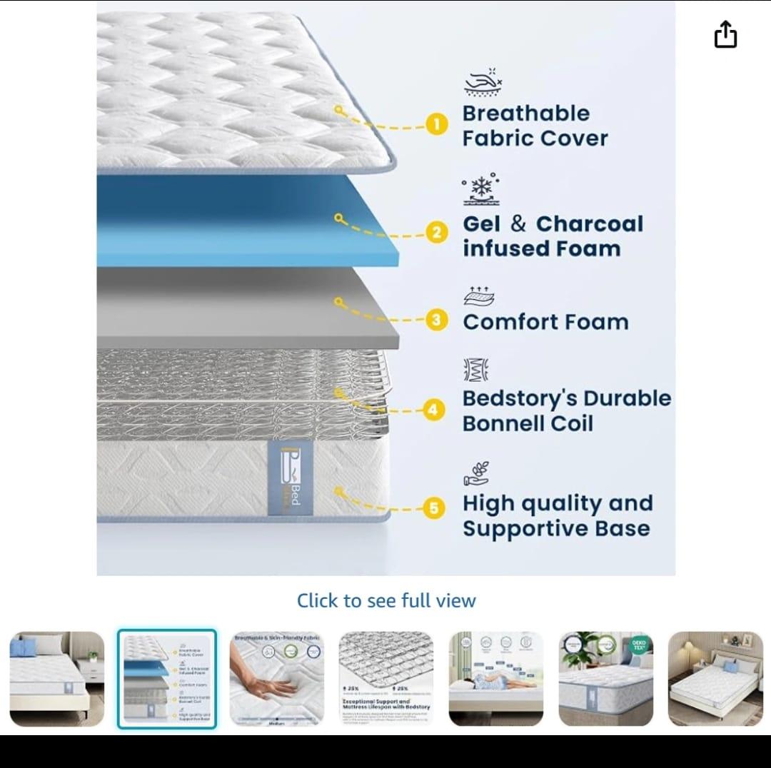 Queen mattress & cloud mattress protector - photo 2