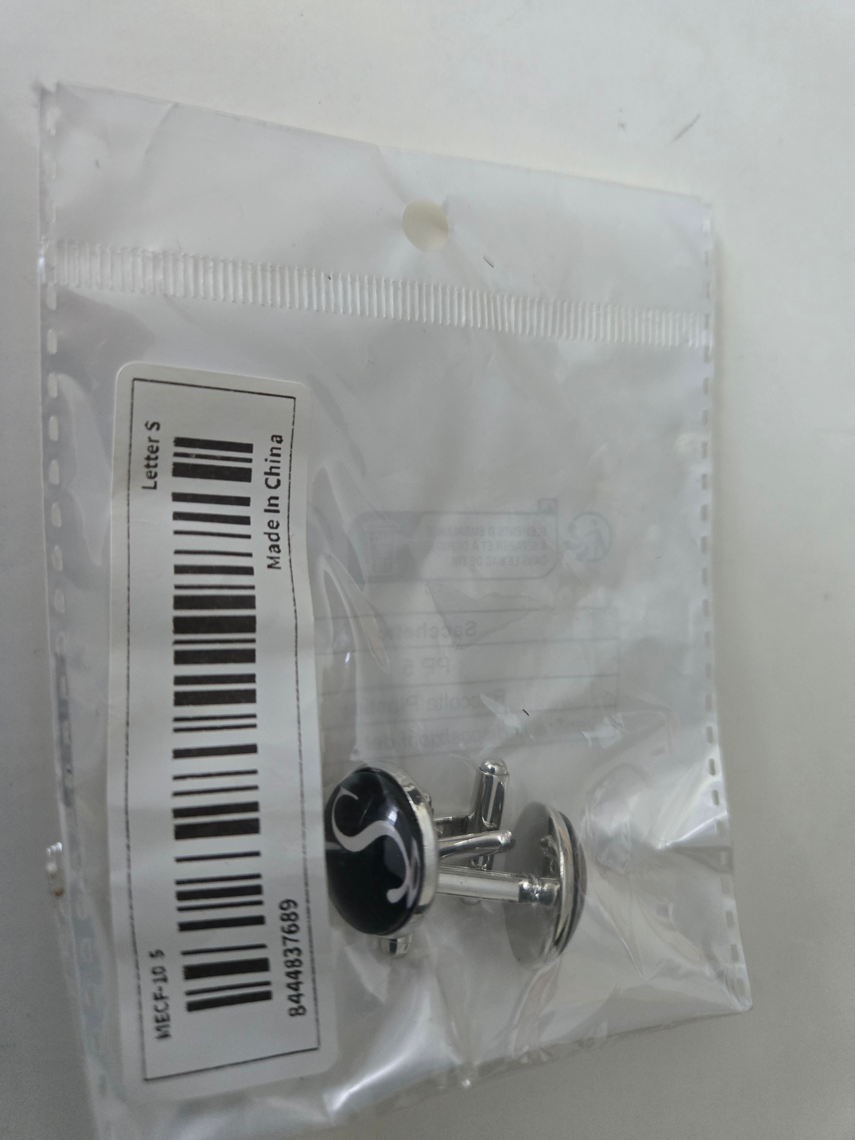 Letter S Cufflinks - photo 2