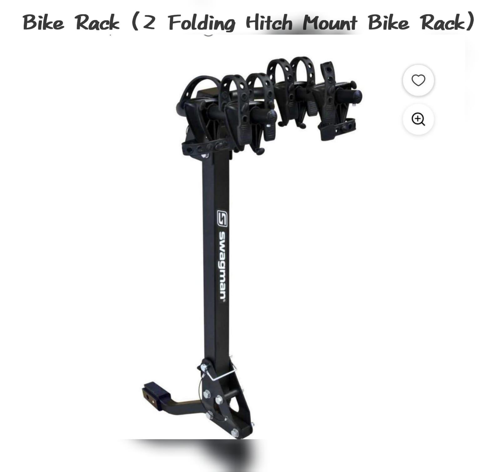 Bike Rack (2 Folding Hitch Mount)