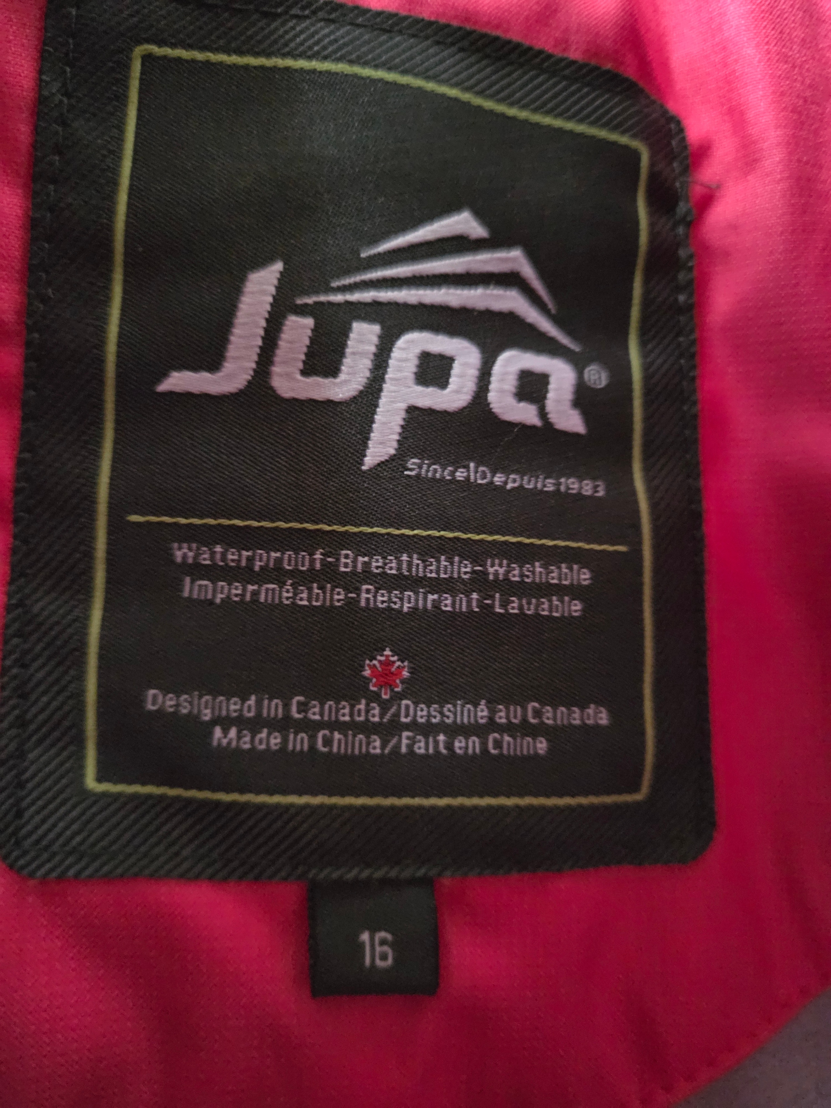 Jupa Girls SZ 16 Ski/Snow Pants - photo 3