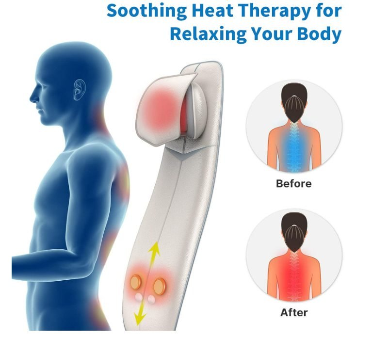 💆 RENPHO Heated Shiatsu Back Massager Chair Pad - photo 4