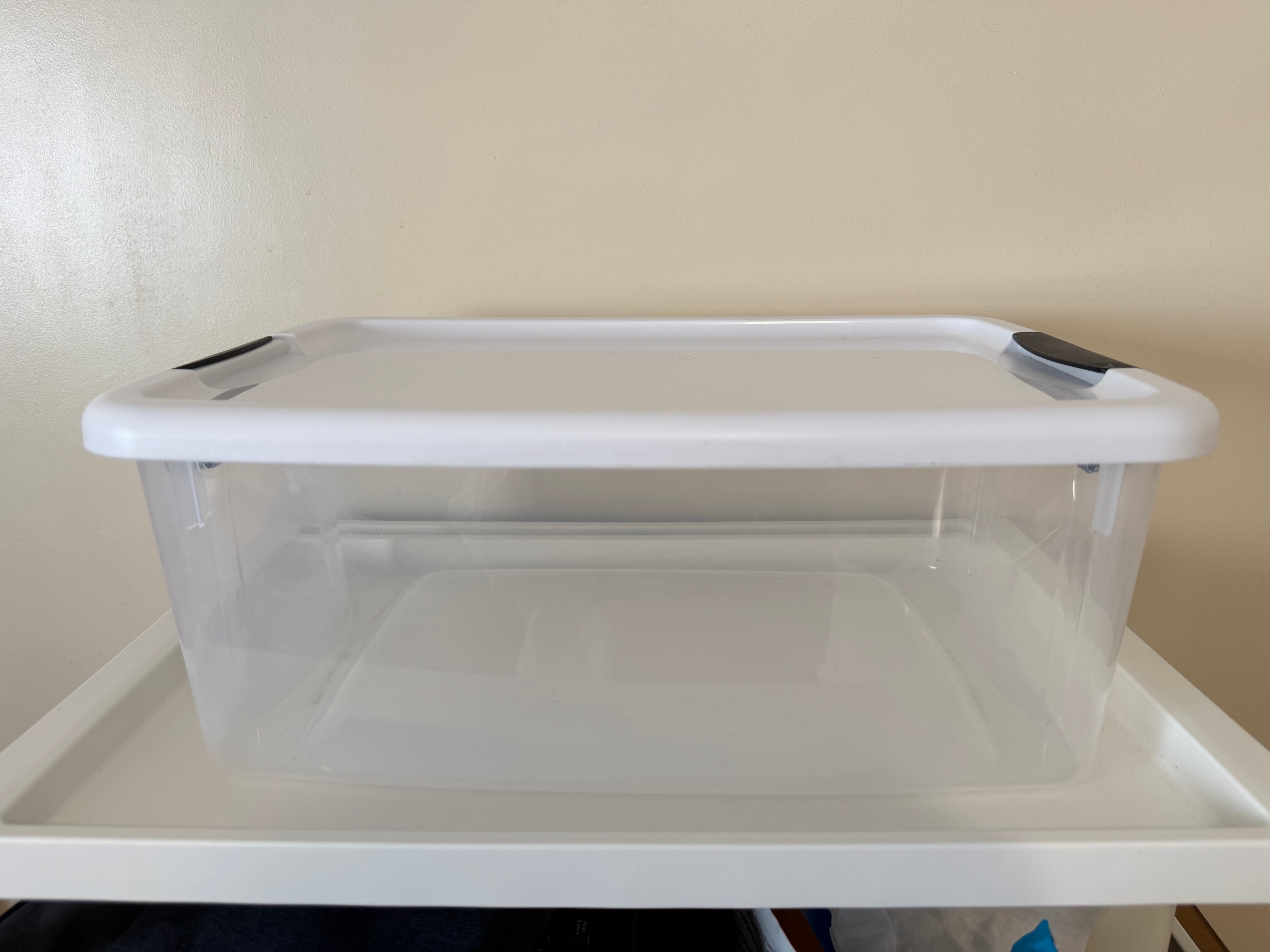 Sterilite Clear Plastic Storage Container with Lid
