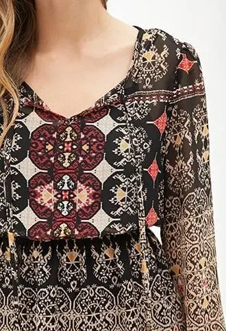 Forever 21 Multicolor Geometric Boho-Chic Dress - photo 3
