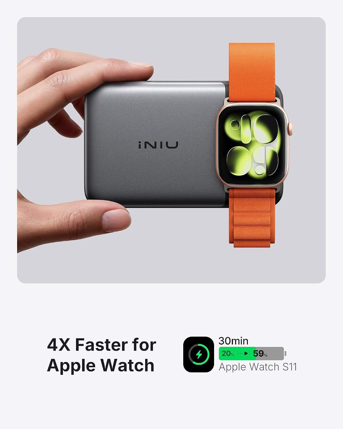 Power Bank, 10000mAh Apple Watch Charger - photo 4