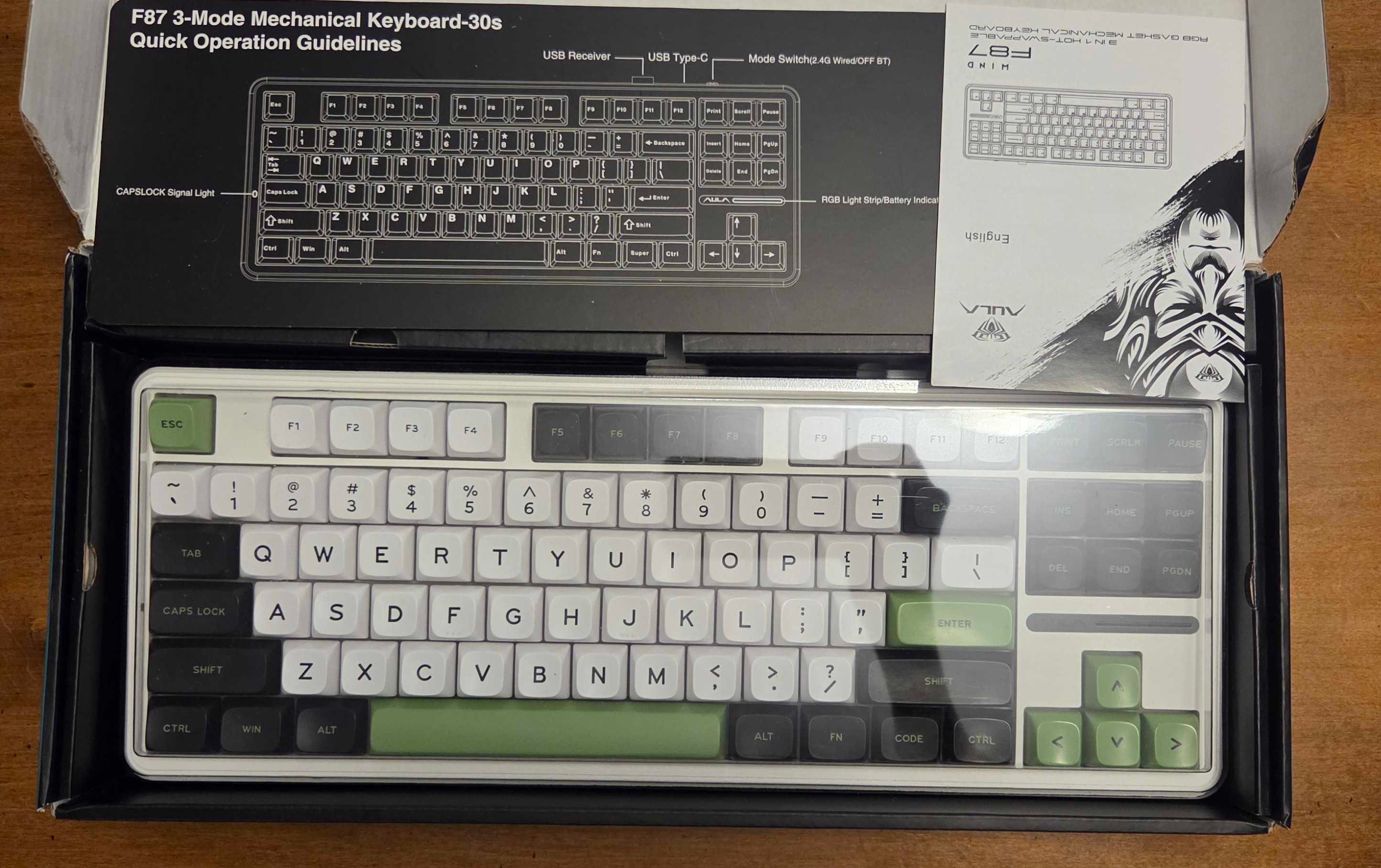 AULA F87 Mechanical Keyboard - photo 4