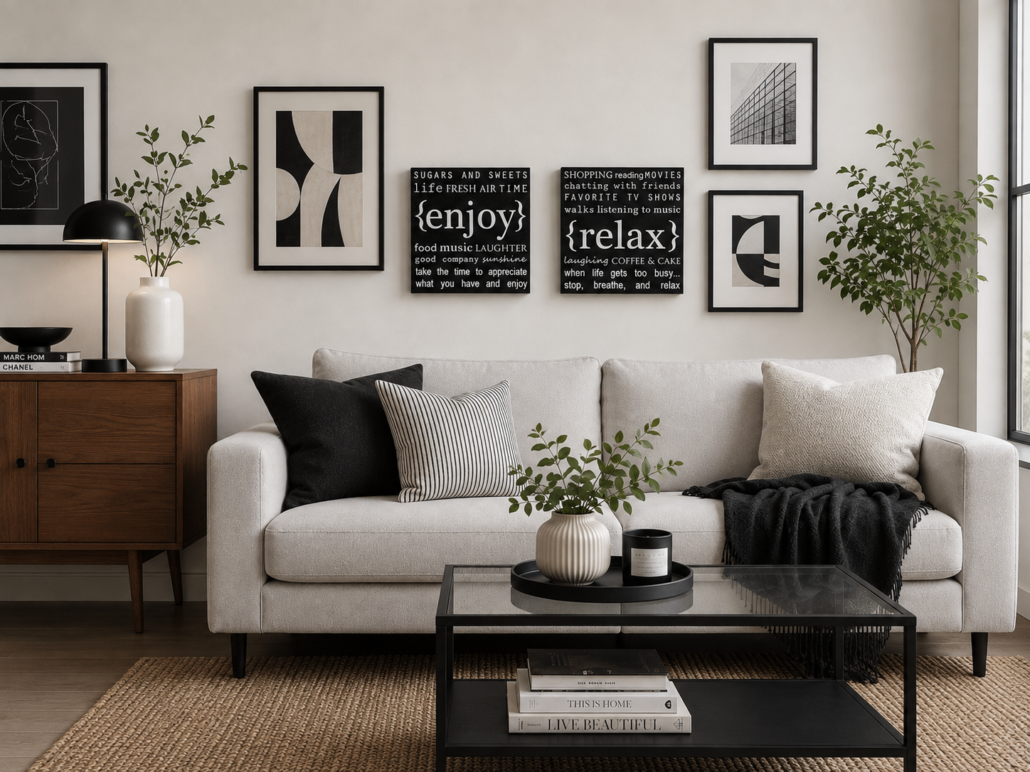Set of 2 Canvas Wall Arts ($15 for 2) (Made in Canada)
