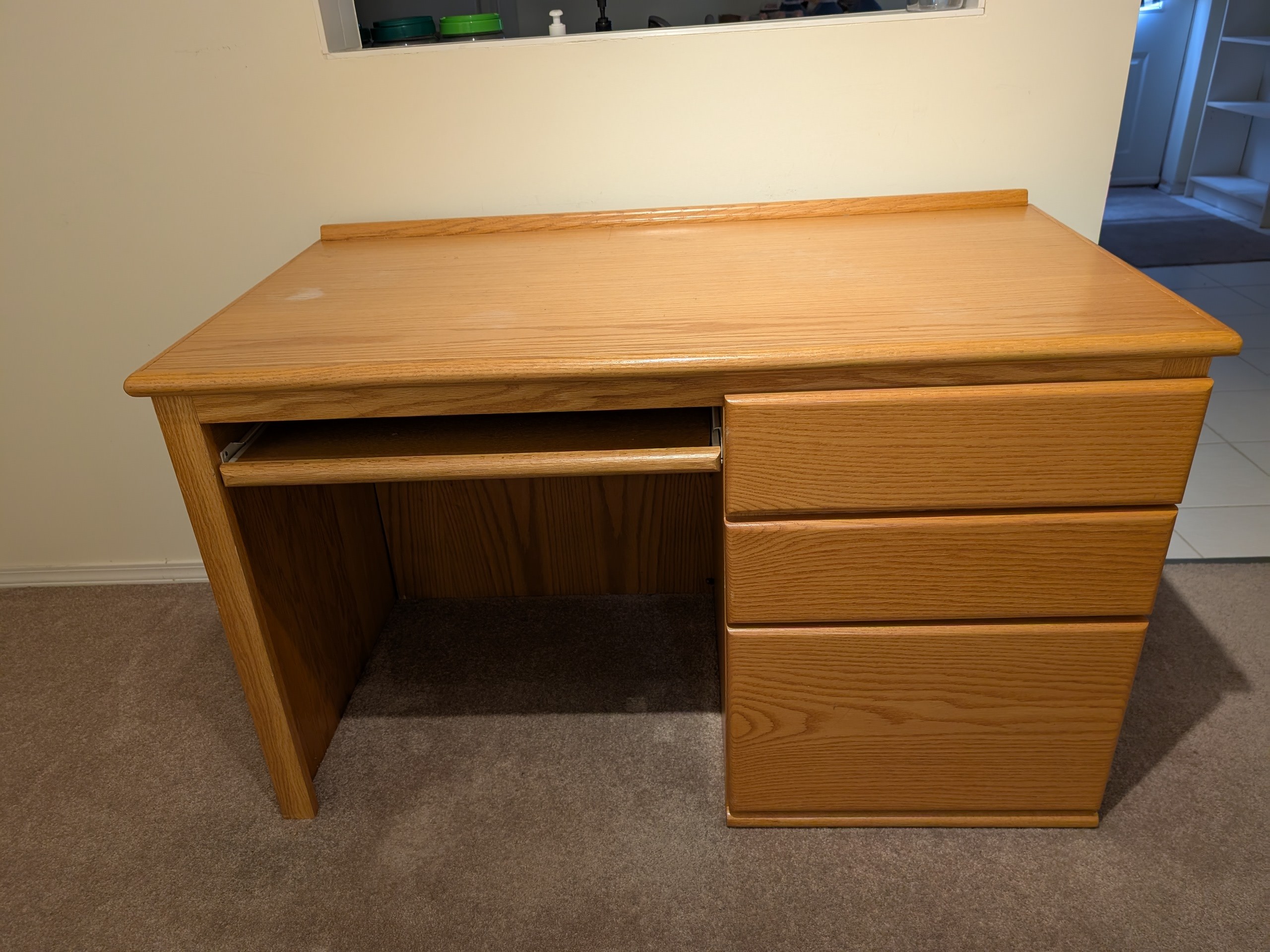 Kids Solid Oak Custom Bedroom Set (Twin) + Desk - photo 2
