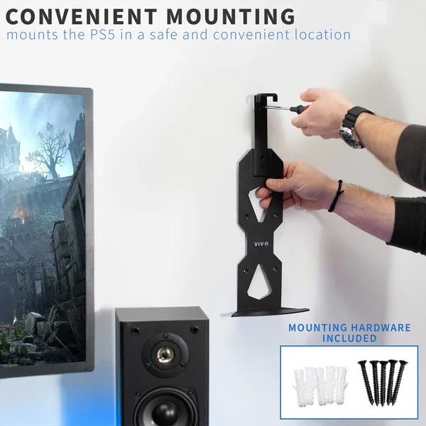 New VIVO Steel Wall Mount Bracket for PS5 Gaming Console - photo 5