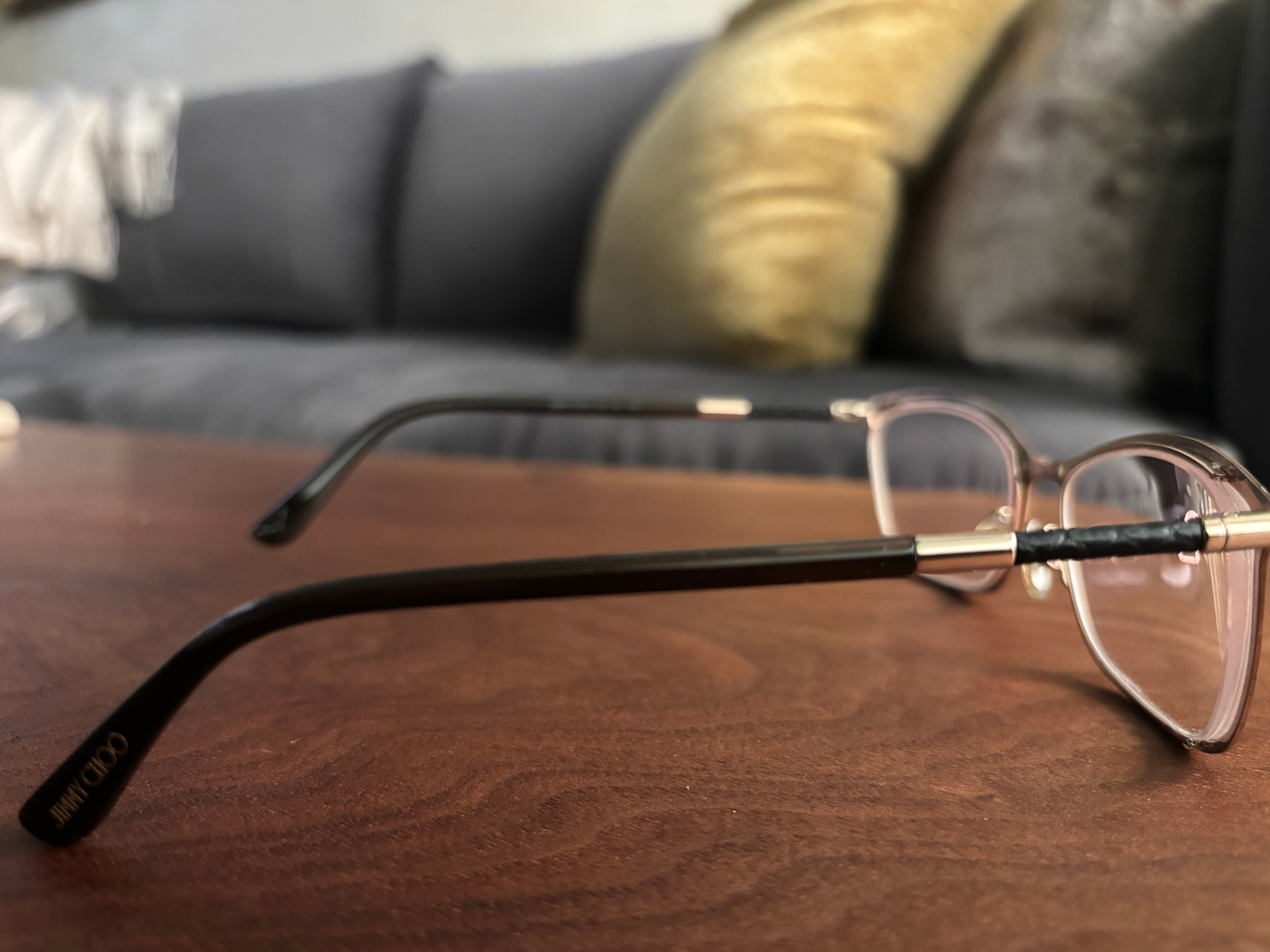 Jimmy Choo JC134 J6L Eyeglasses - Brown Rose Gold - photo 5