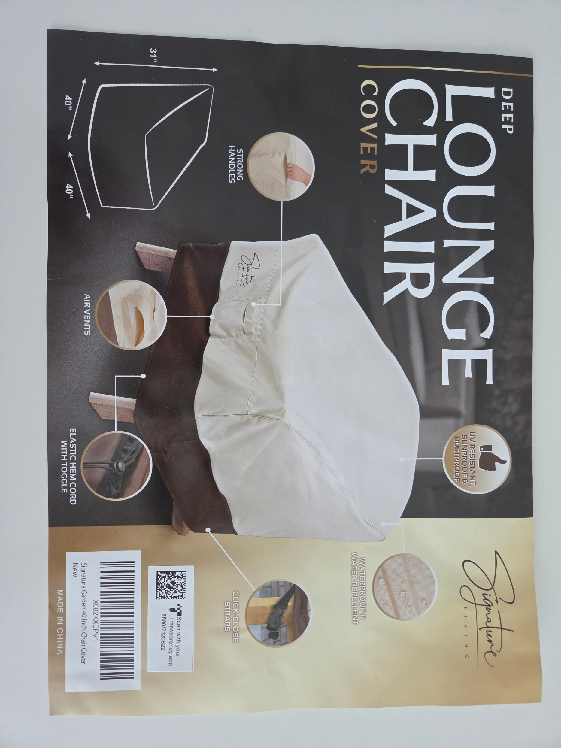 Waterproof Patio Chair Cover for Outdoor Furniture - photo 2