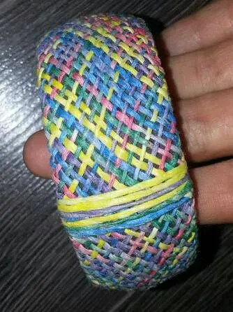 Unique Colourful String Bracelet - photo 3